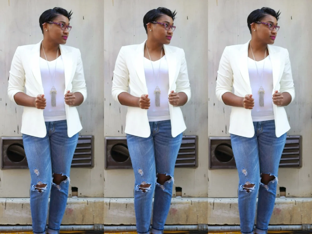 How to: Ripped Jeans for Work