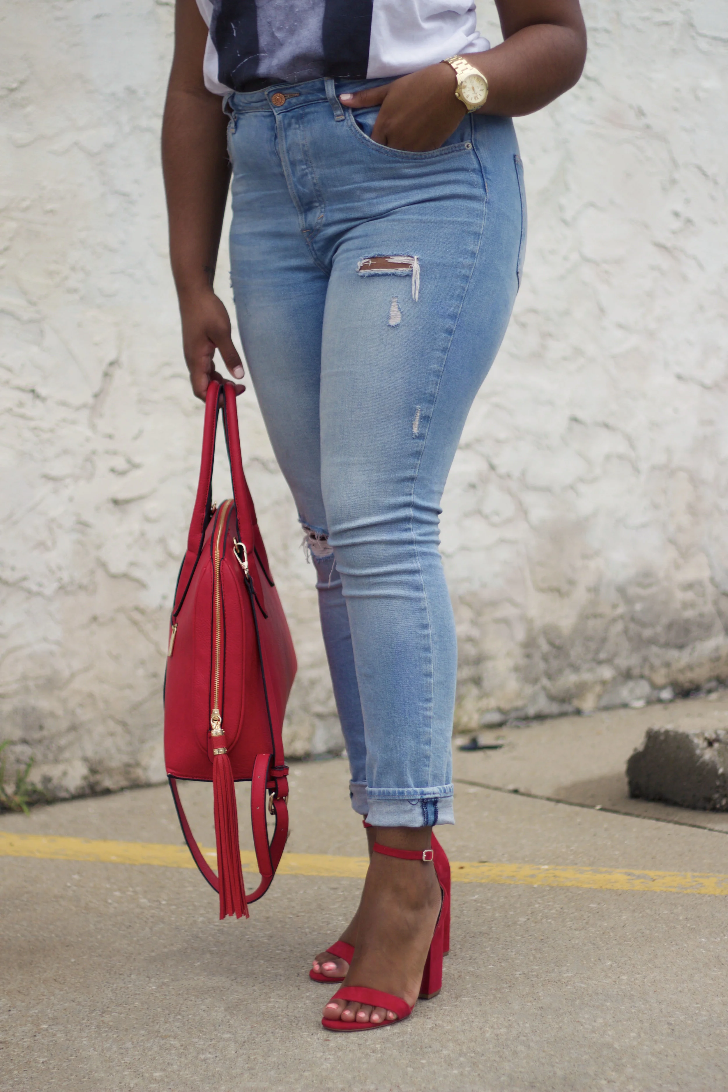 How to Style High Waisted Jeans — Jasmine Diane