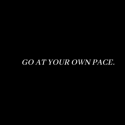 Go At Your Own Pace — Jasmine Diane