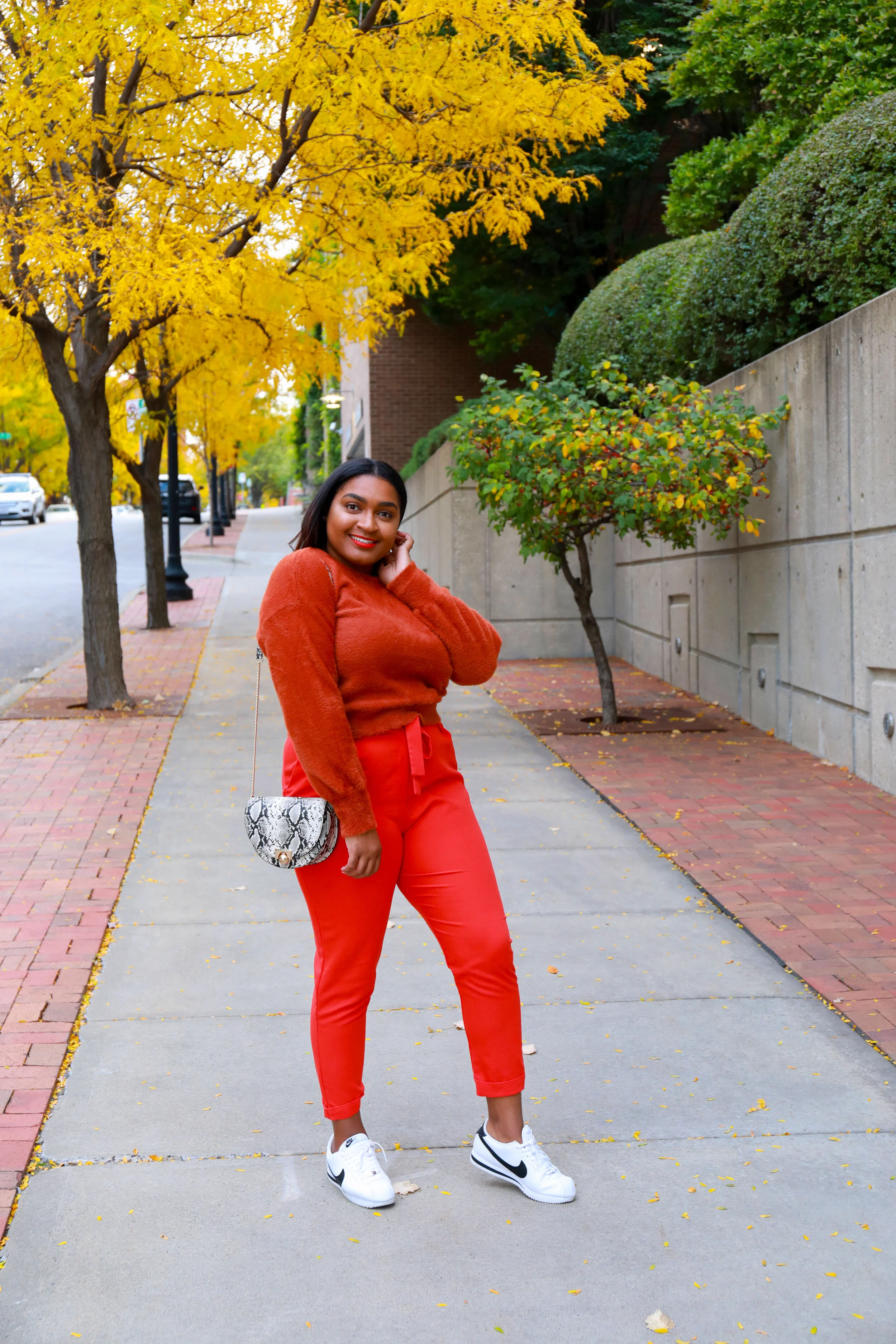 Nike Outfits With Red Joggers Nike Cortez With Joggers 2025