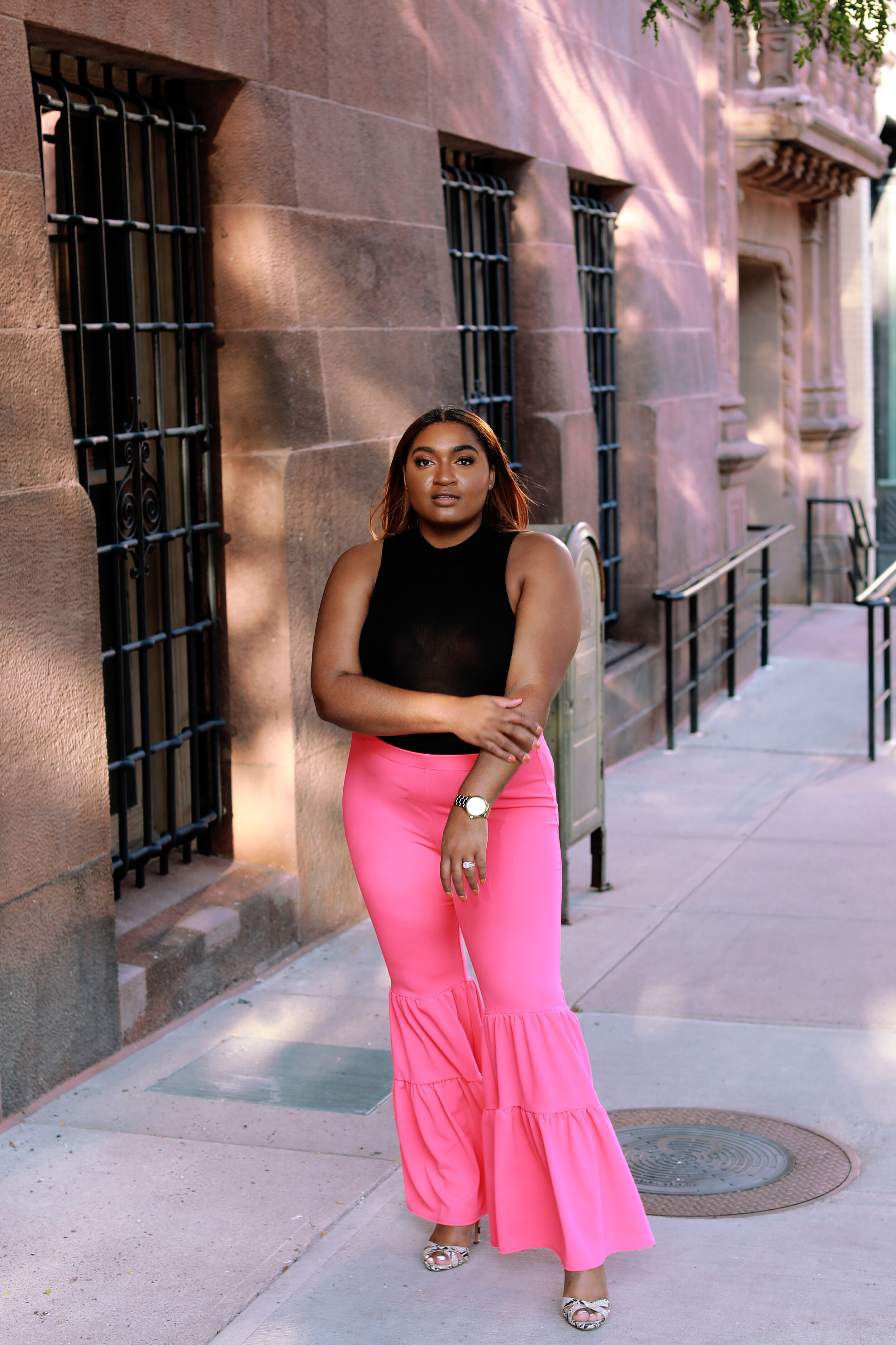 How to Style Spicy Pink Pants