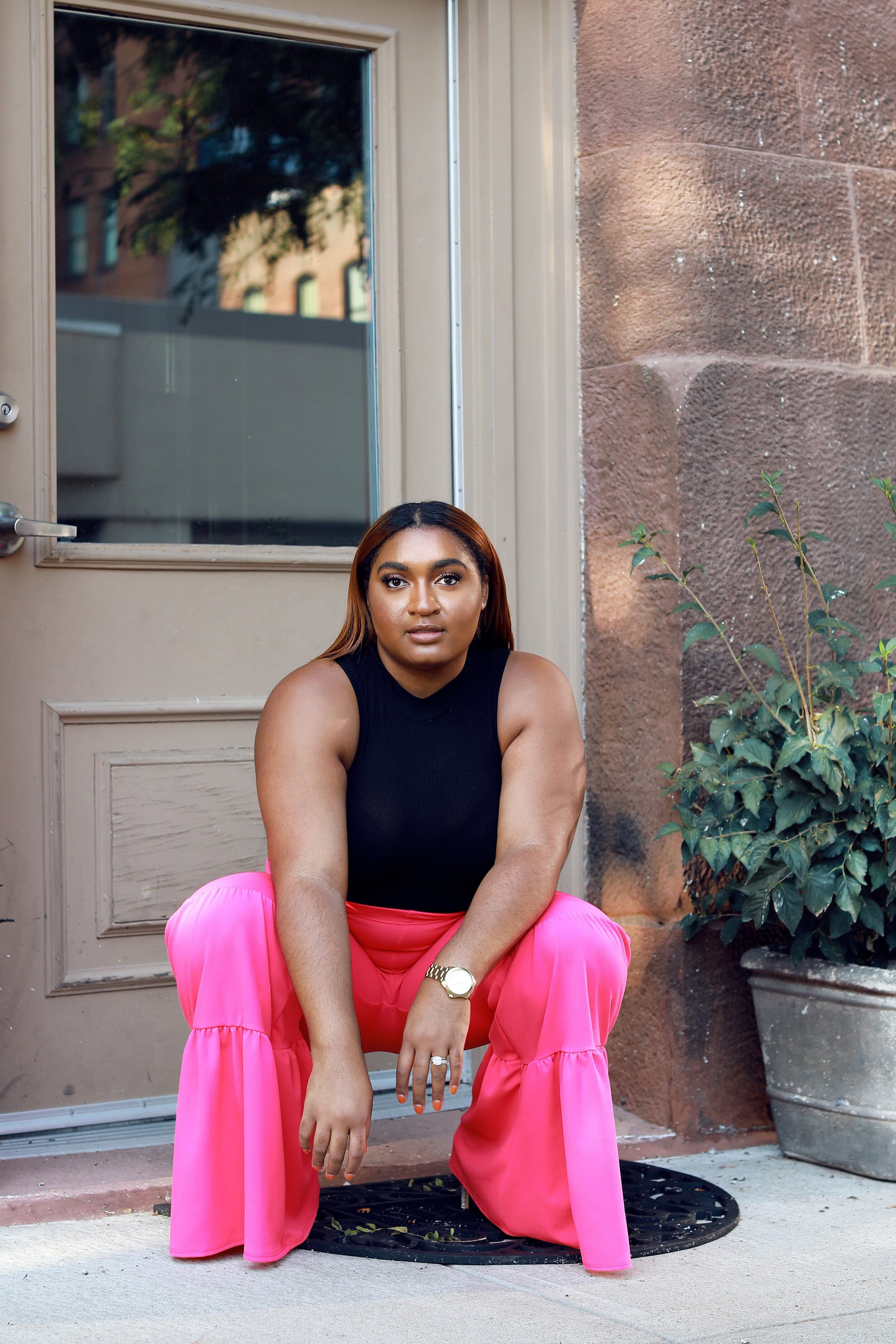 How to Style Spicy Pink Pants — Jasmine Diane