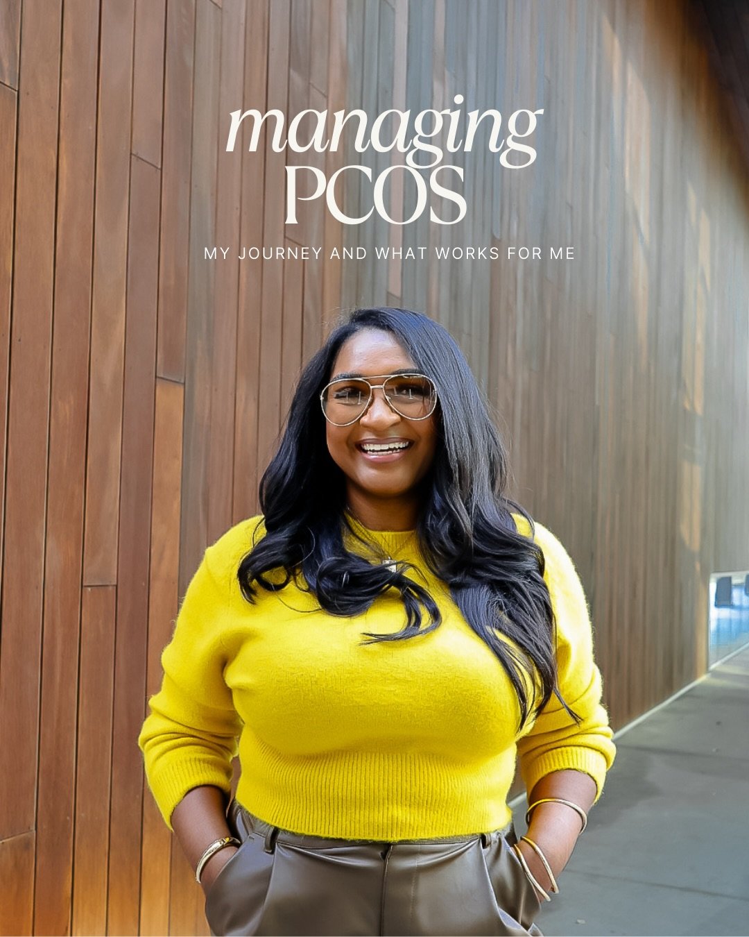 💖 Managing #PCOS is a journey&mdash;this is what&rsquo;s worked for me! Got a PCOS tip or question? 

Drop it below 👇🏽 #pcosweightloss #pcoscysters