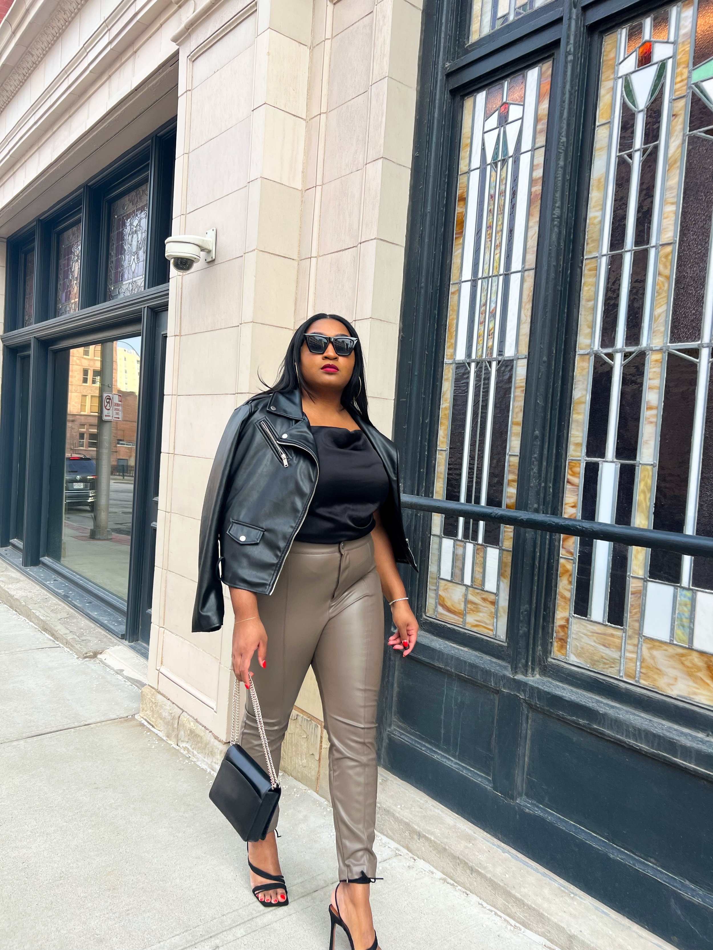 how to style leather leggings — Jasmine Diane