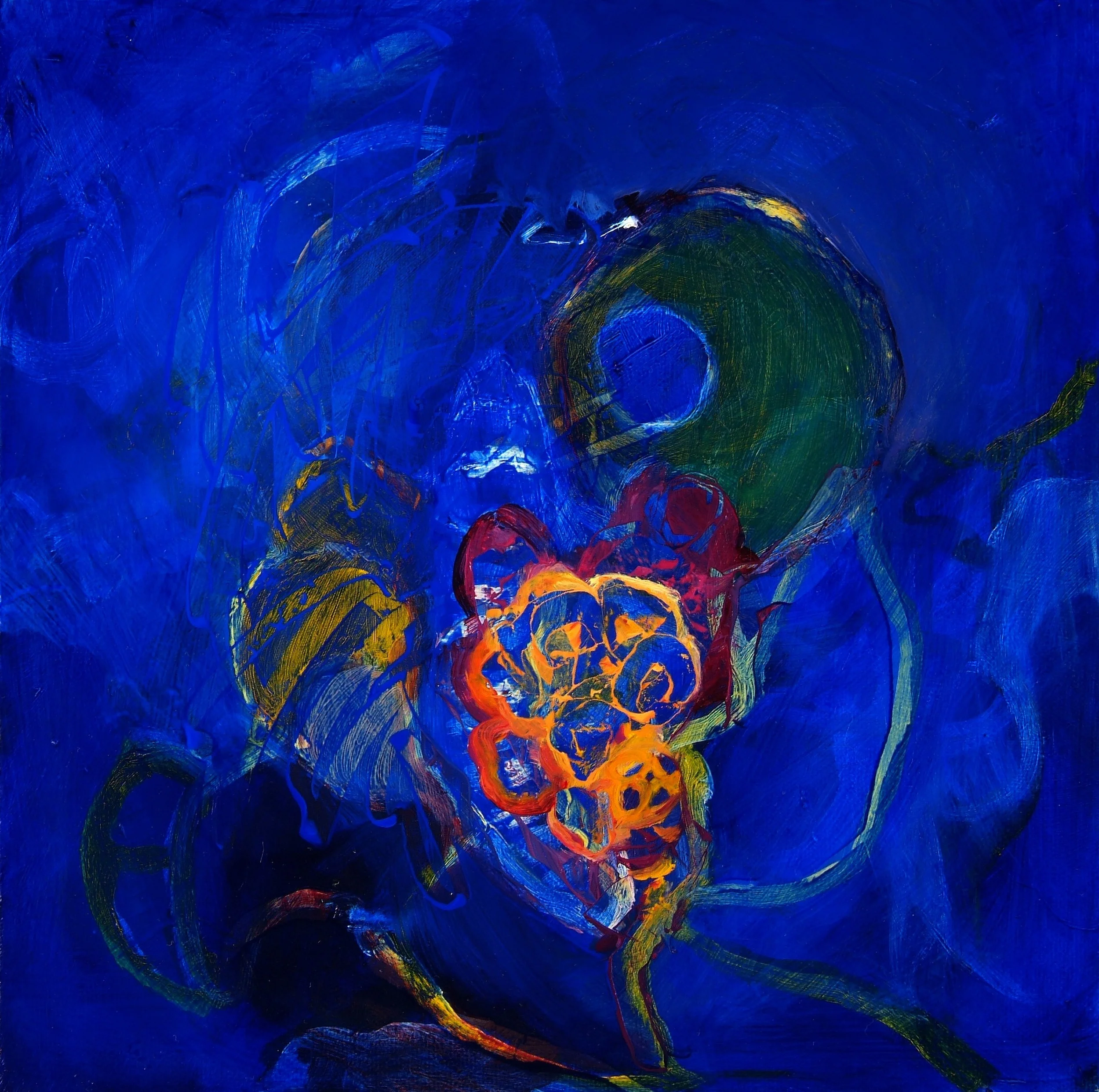 Thanatos Oil on canvas 10 x 10 inches