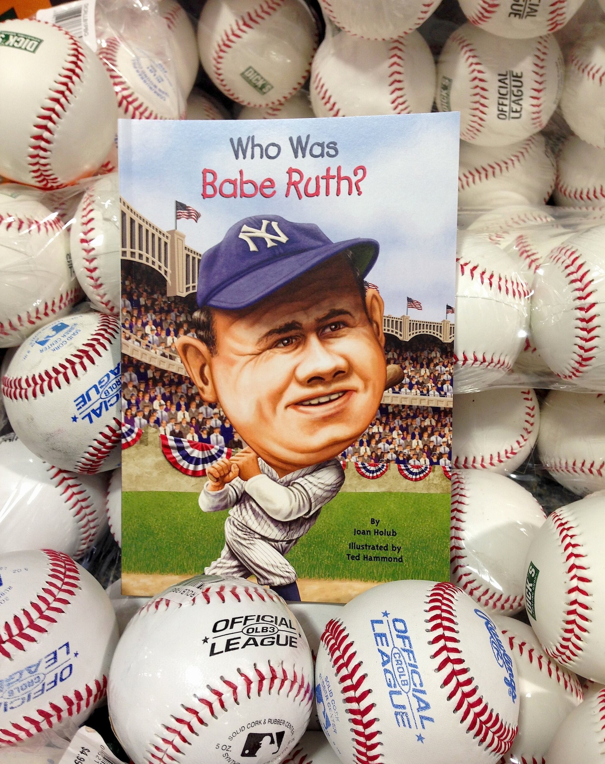 Who Was Babe Ruth? a biography for ages 6-12 and up by Joan Holub