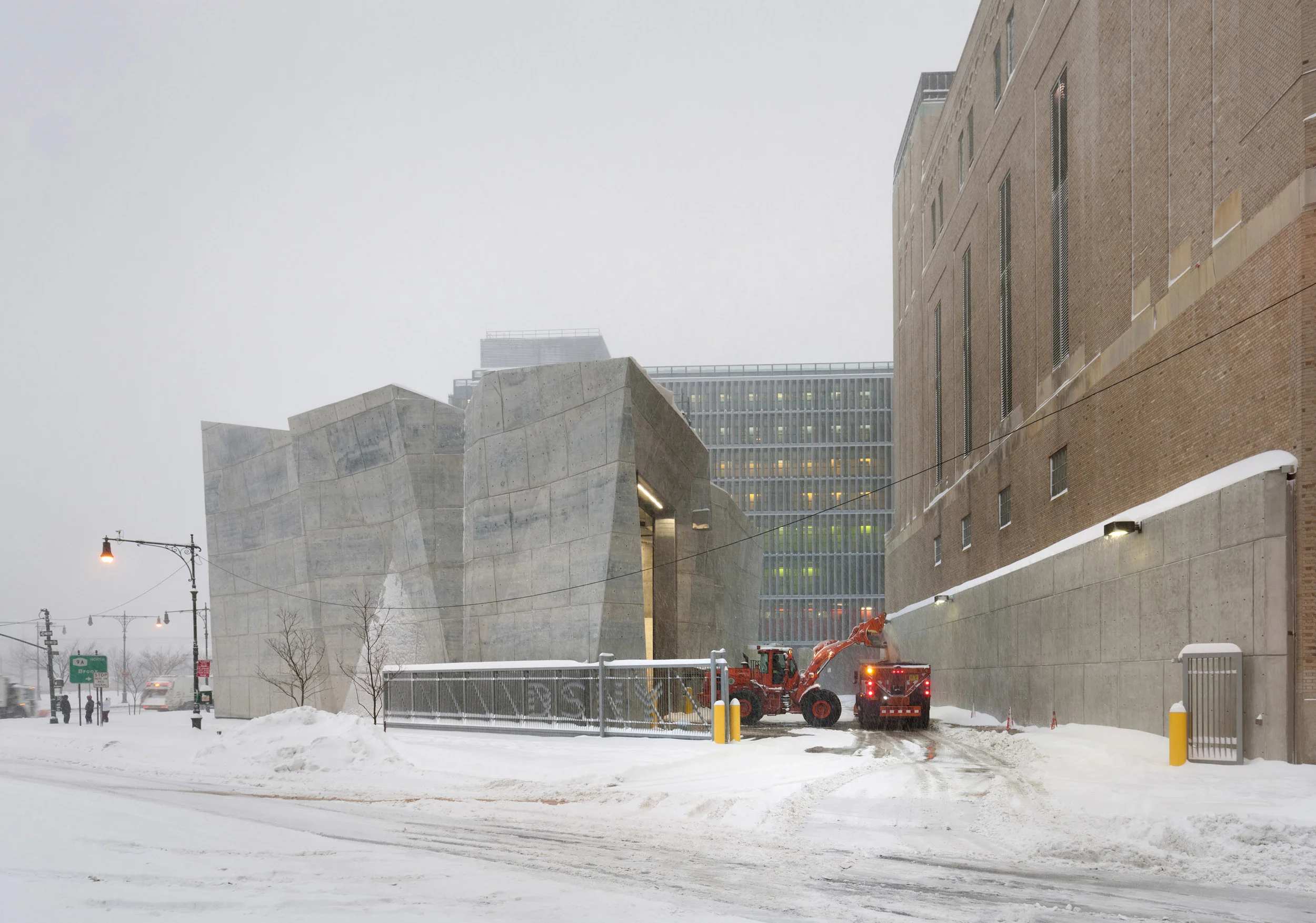 DSNY, Parking Garage and Salt Shed