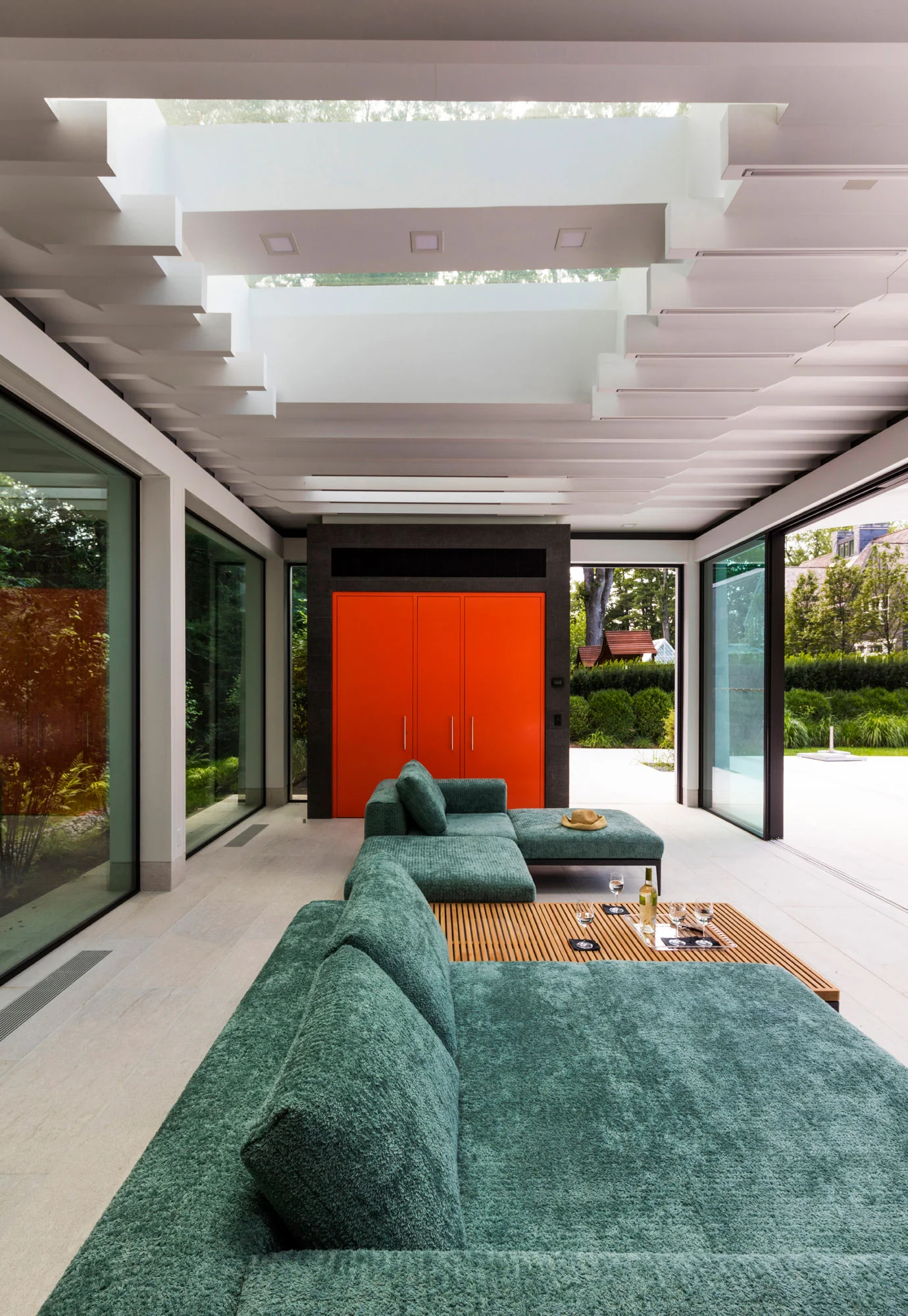 2017DS27 Greenwich Poolhouse; Greenwich Connecticut; Architect: Saniee Architects