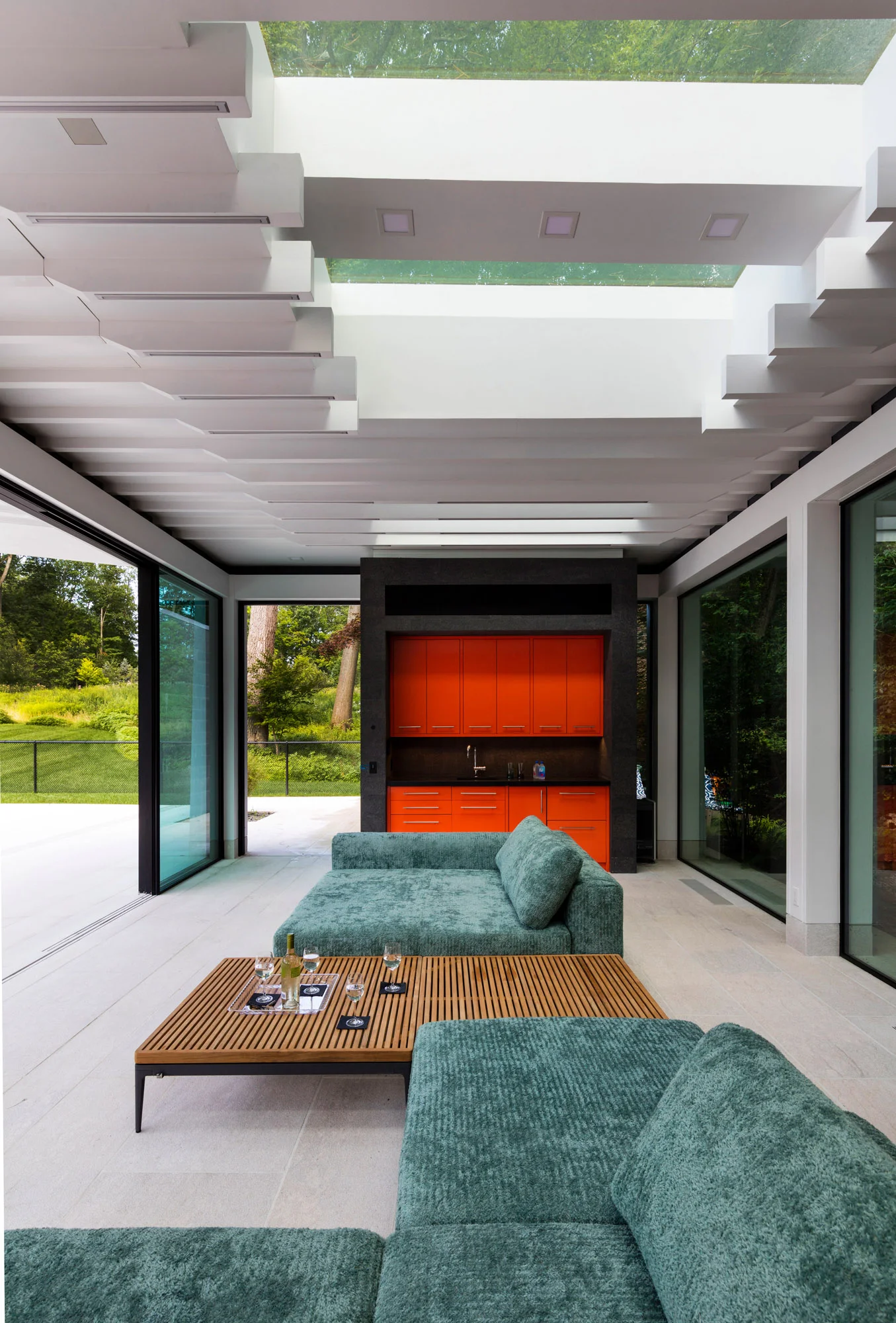 2017DS27 Greenwich Poolhouse; Greenwich Connecticut; Architect: Saniee Architects