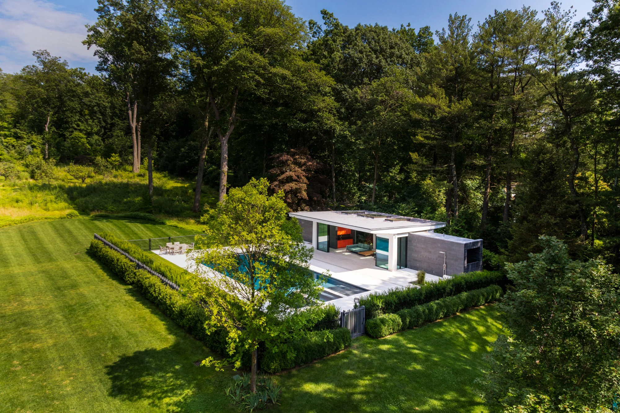 2017DS27 Greenwich Poolhouse; Greenwich Connecticut; Architect: Saniee Architects