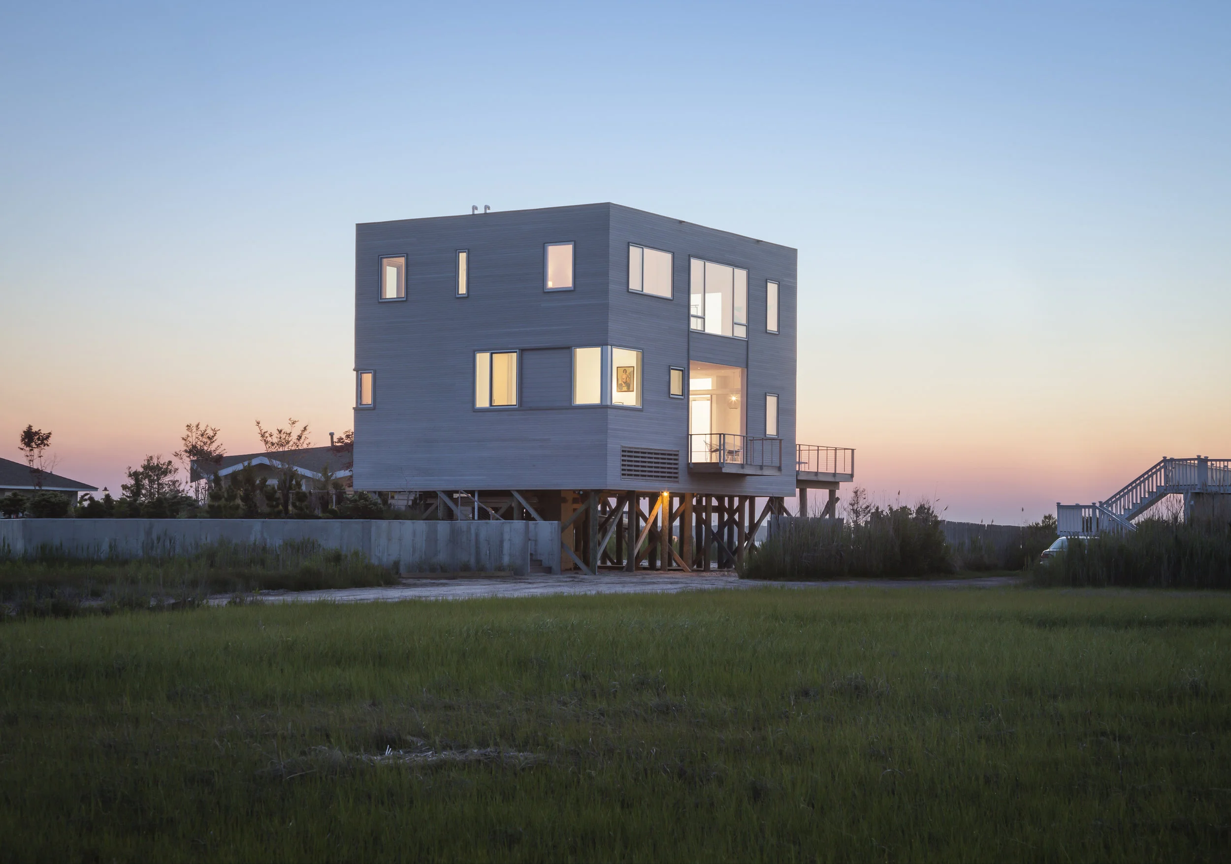 Cube House by Leroy Street Studio, photographed by Christopher Payne, is featured on Dezeen