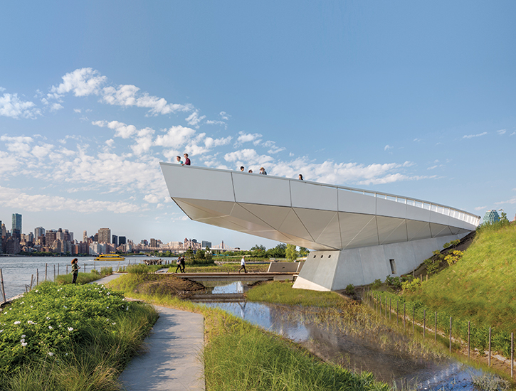 Albert Vecerka's Hunter's Point Image for WEISS/MANFREDI Featured on Architectural Record Cover