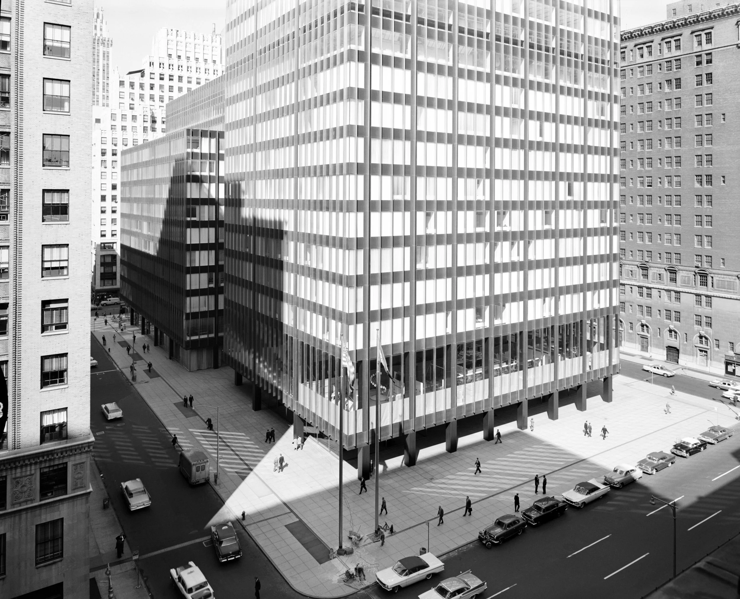Union Carbide Building, Location: New York NY, Architect: Skidmore, Owings & Merrill