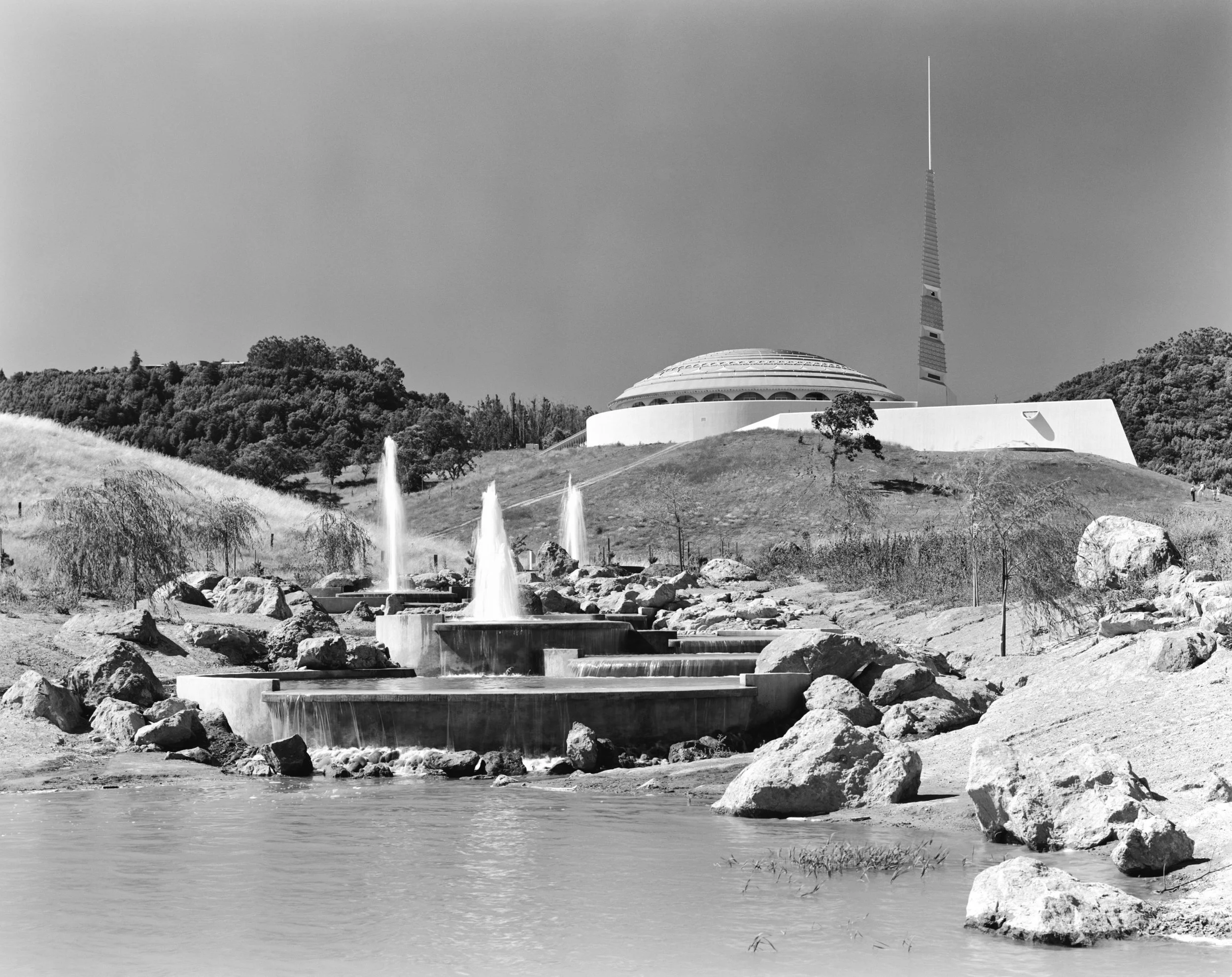 Marin County Civic Center, Location: San Rafael CA, Architect: Frank Lloyd Wright