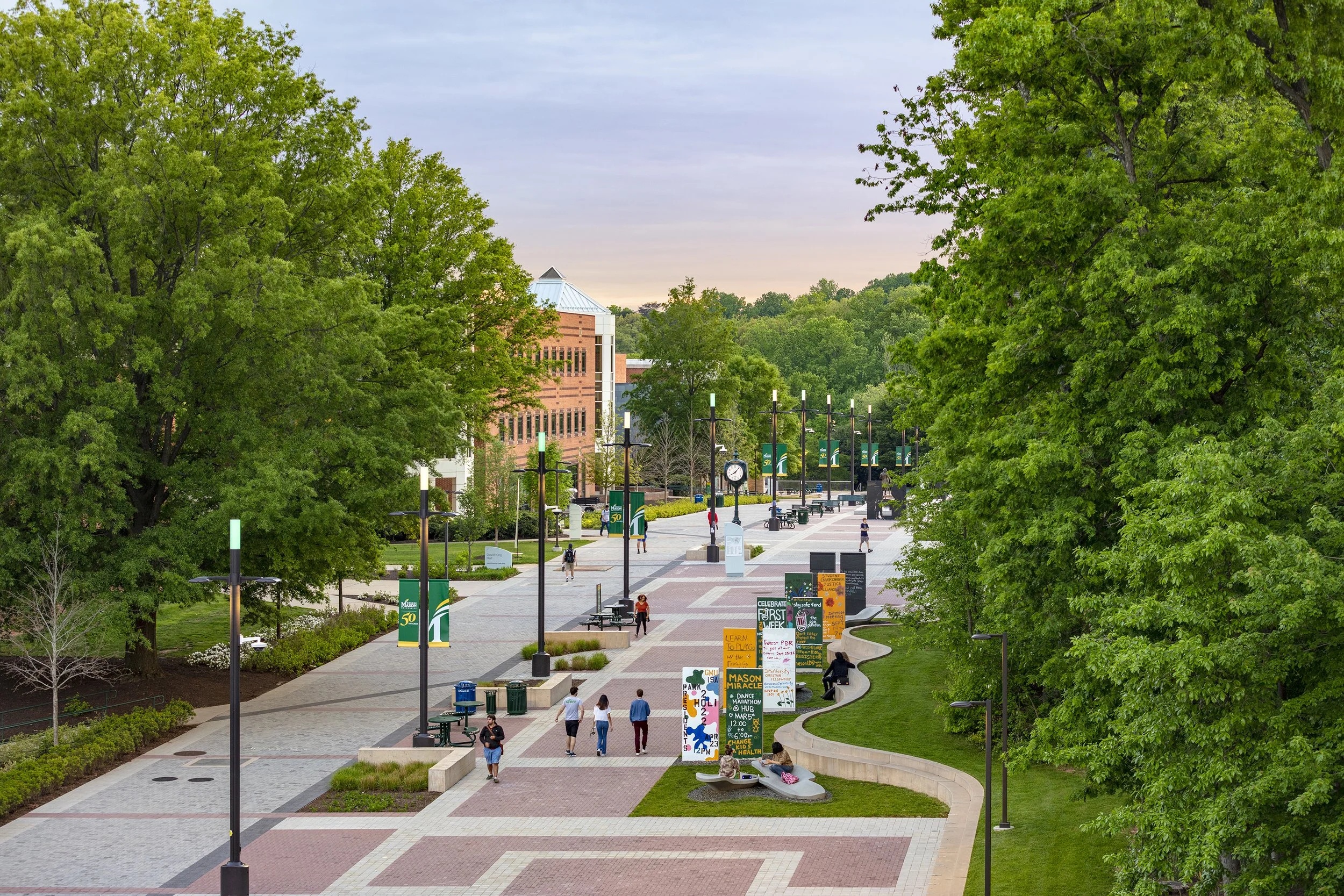  GMU Memorial to the Enslaved People of George Mason, Location: Fairfax VA, Landscape Architect: Perkins & Will 