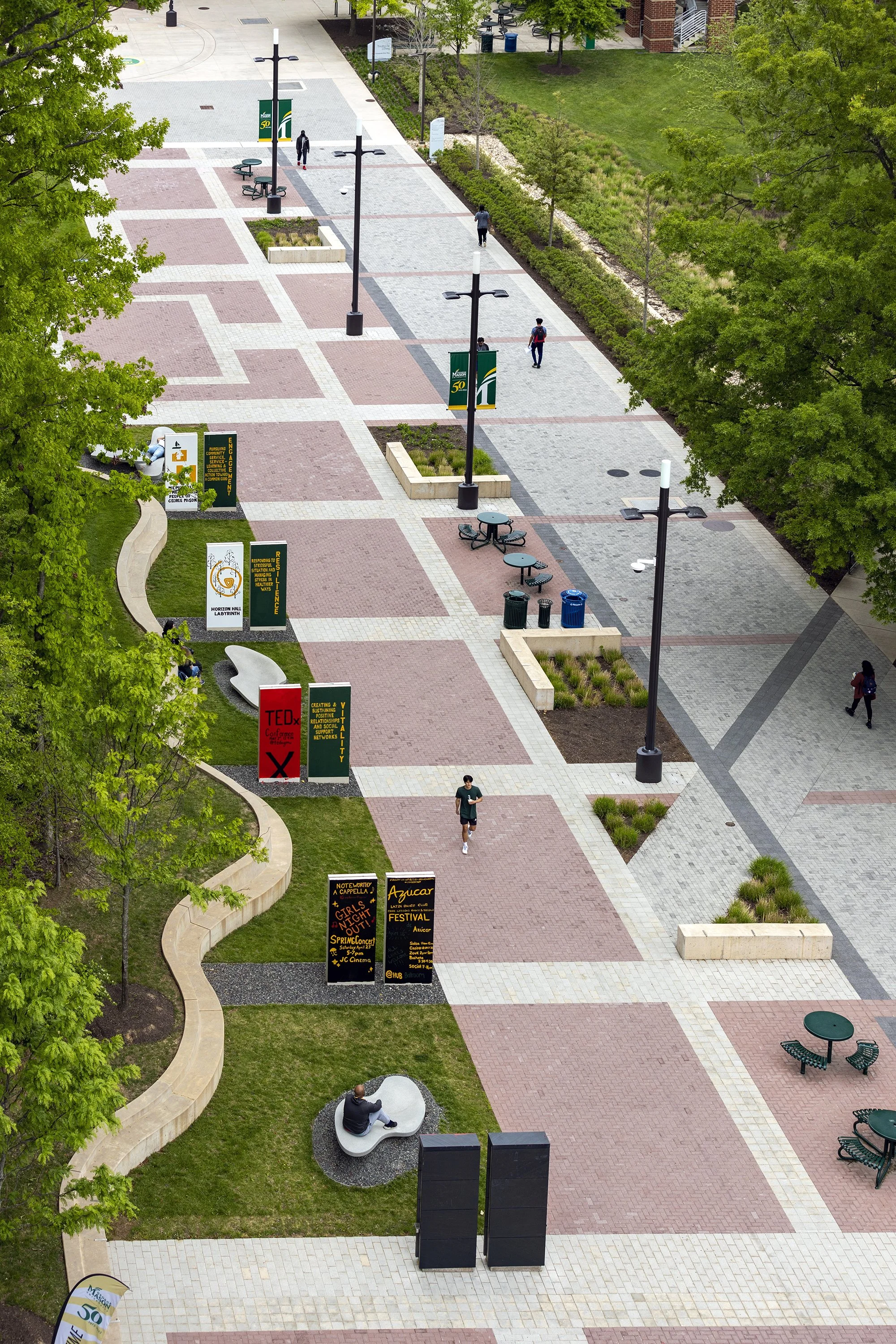  GMU Memorial to the Enslaved People of George Mason, Location: Fairfax VA, Landscape Architect: Perkins & Will 