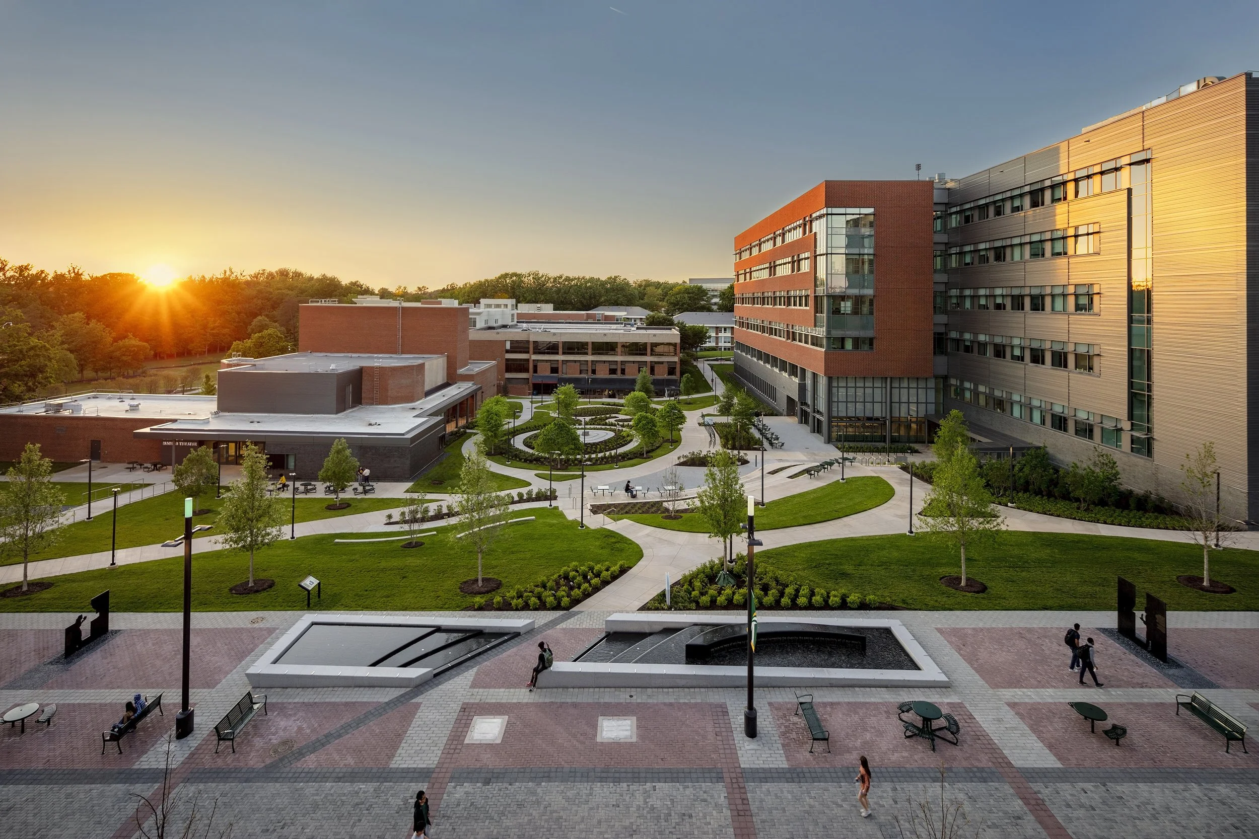  GMU Memorial to the Enslaved People of George Mason, Location: Fairfax VA, Landscape Architect: Perkins & Will 