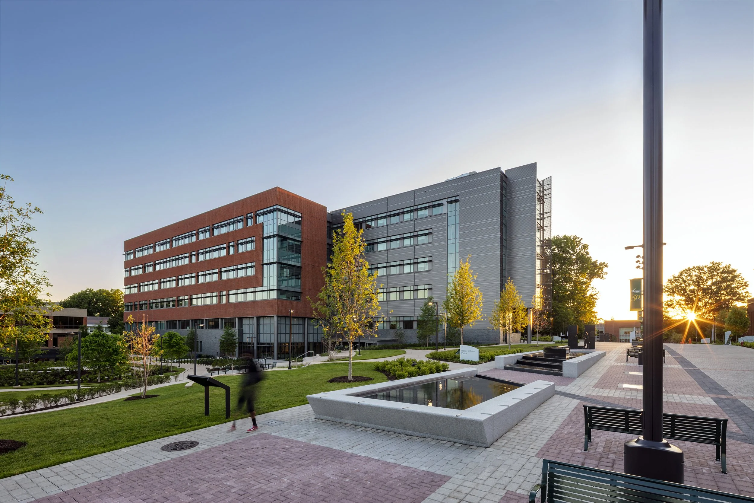  GMU Memorial to the Enslaved People of George Mason, Location: Fairfax VA, Landscape Architect: Perkins & Will 