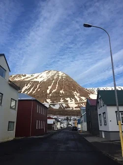 Ari Thor's street. Photo by Ragnar Jónasson