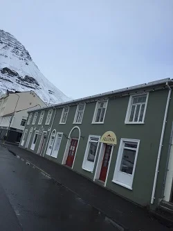 The theater - site of one of the story's central tragedies. Photo by Ragnar Jónasson