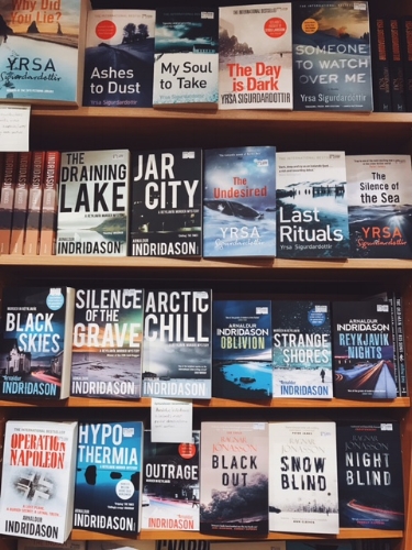 More gorgeous crime books - this time at Penninn Eymundsson