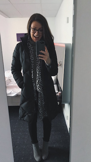 This is my "excited to be in Oslo" face!
