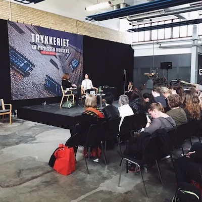 Sara Blaedel interviewing Tess Gerritsen