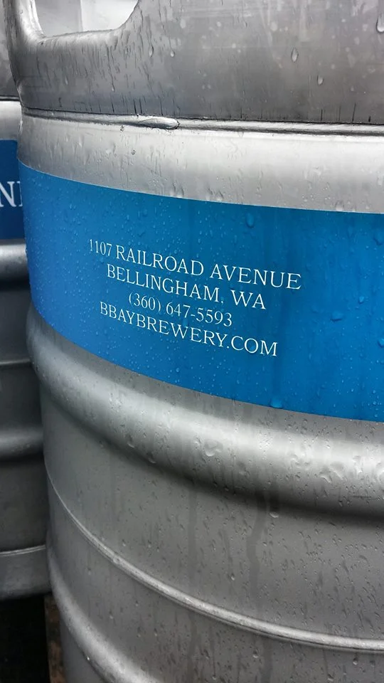 Keg Wraps Keg wraps designed for Boundary Bay.