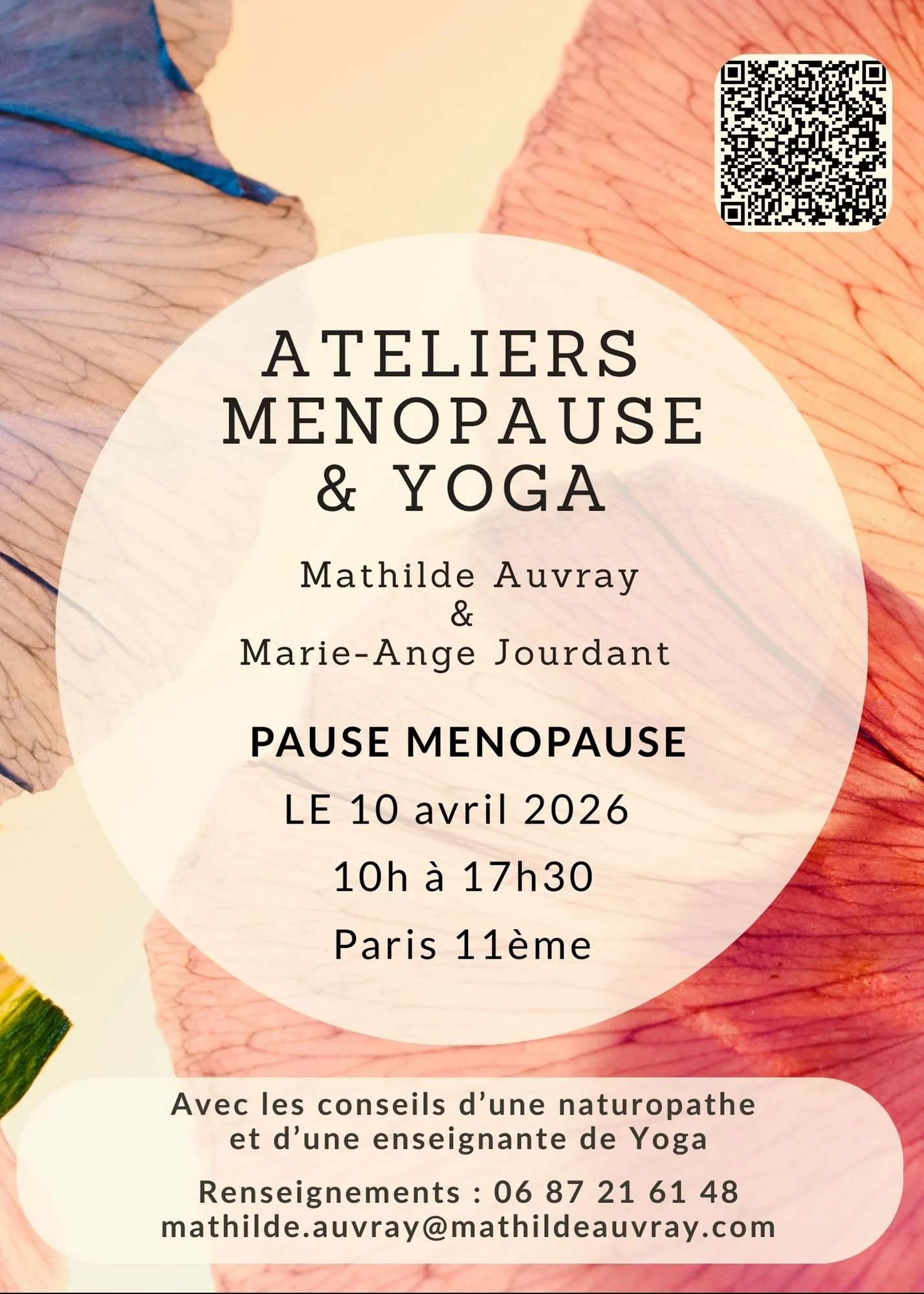 Pause Ménopause - Yoga et Ateliers santé naturelle à Paris