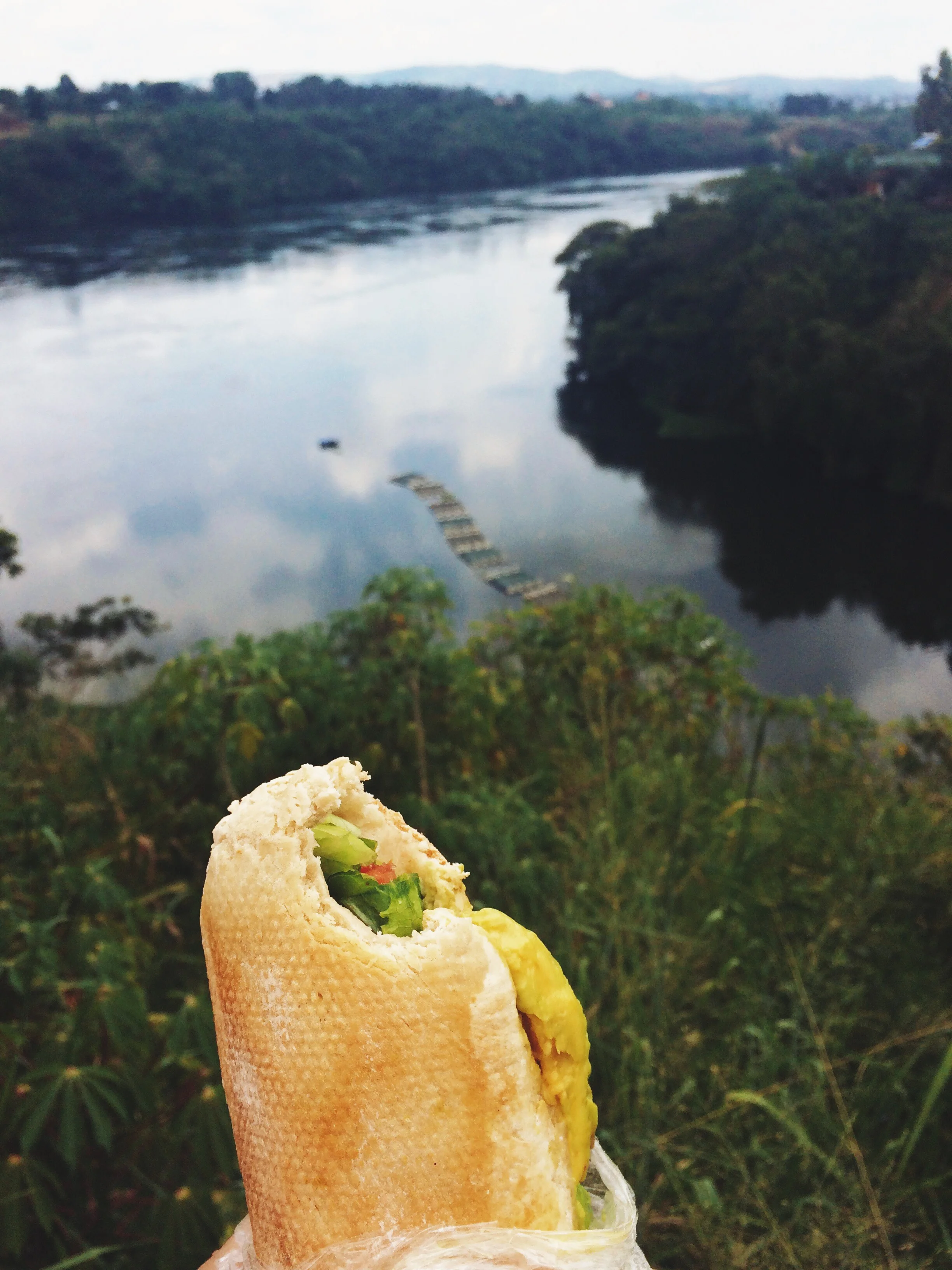 Picnic lunch overlooking the Nile River.