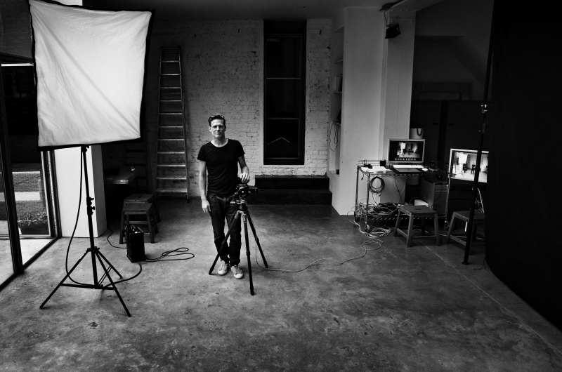 Bryan Adams in his Studio in London.