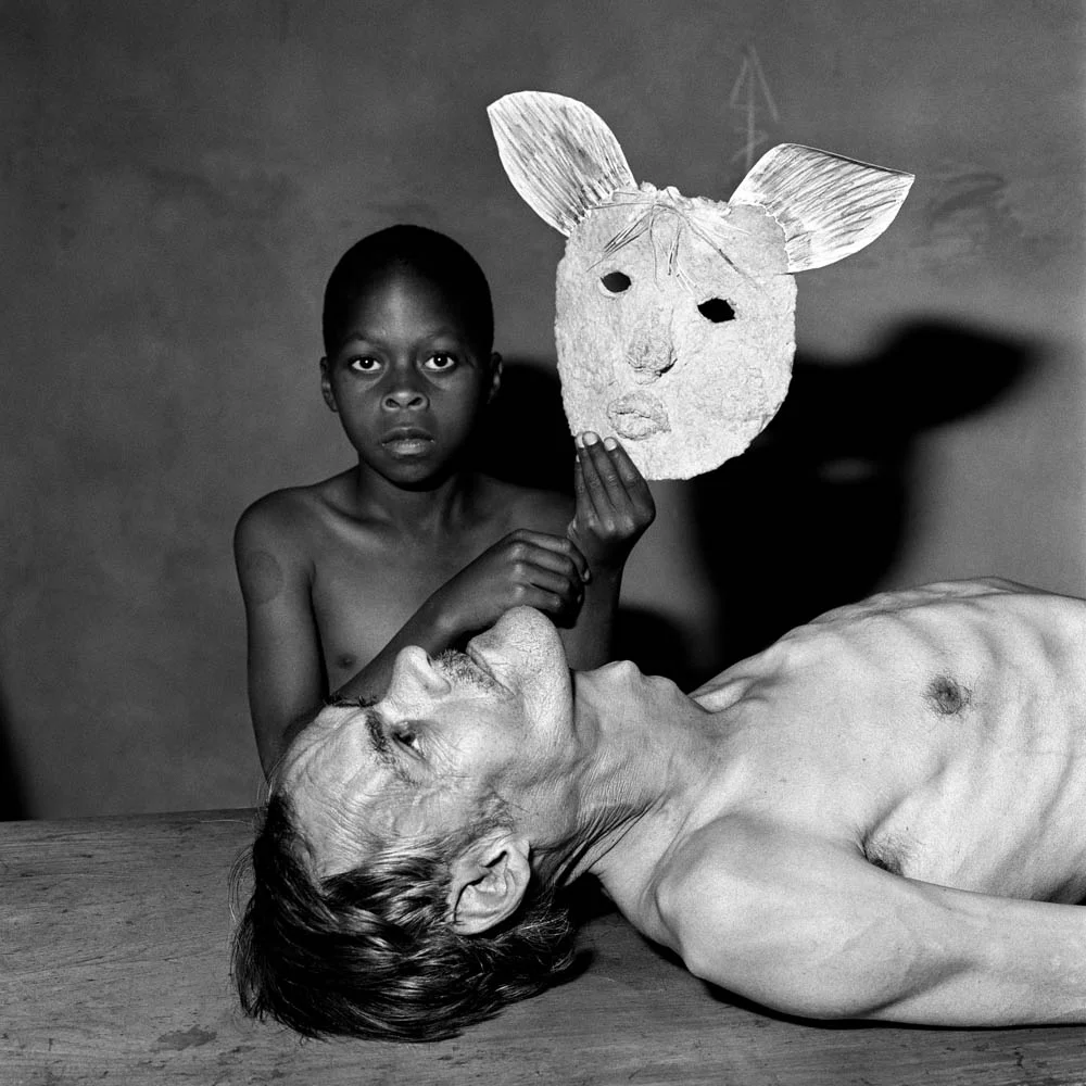 Roger Ballen - Tommy, Samson and a Mask, 2000
