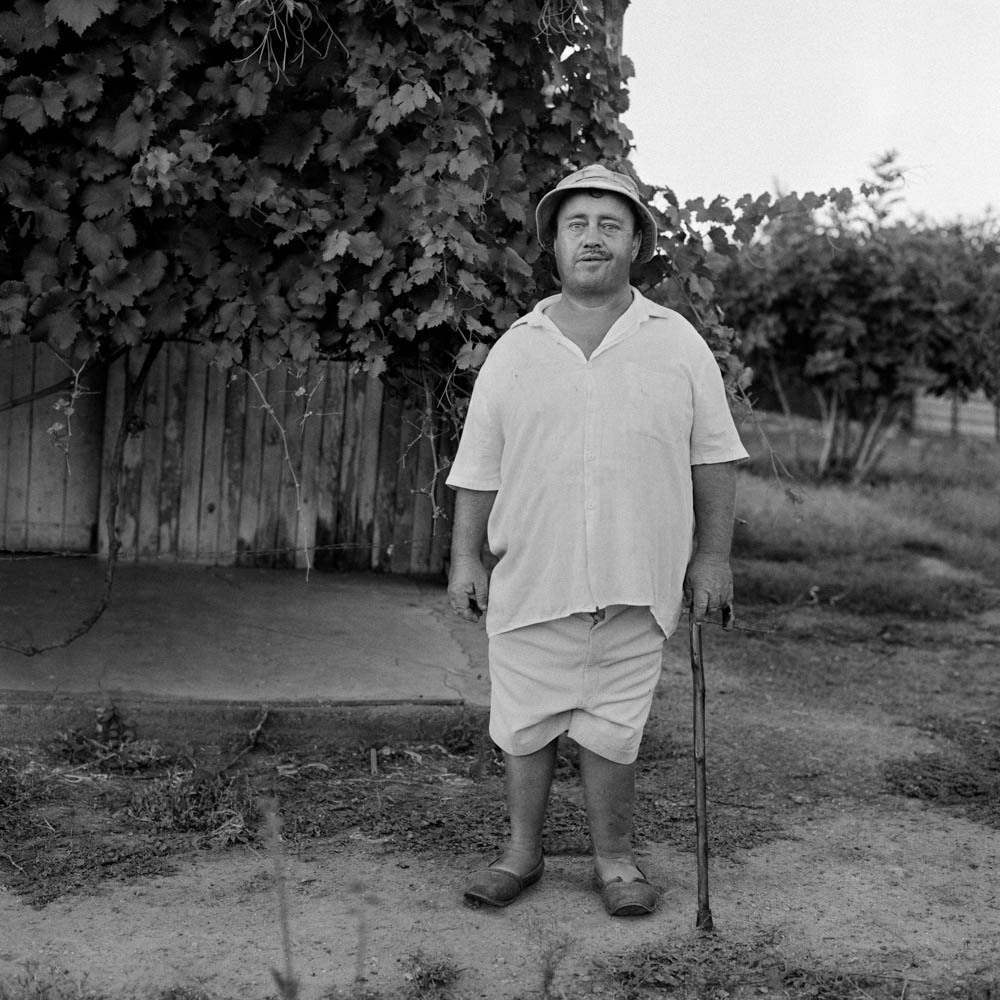 Roger Ballen - Boetie Nel, Grape Farmer, Northern Cape - 1990