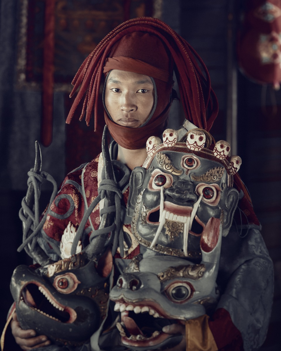Jimmy Nelson - XXIX 4   Mask dancer,  Paro, Bhutan 2016  A