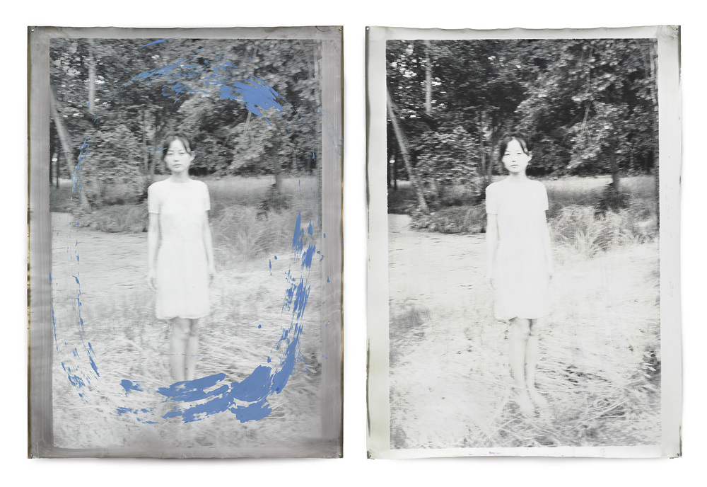 Jeff Cowen Anonymous Berlin - 2012 Diptych 258x172 cm Silver Gelatine Print - mixed media - unique piece. INQUIRE