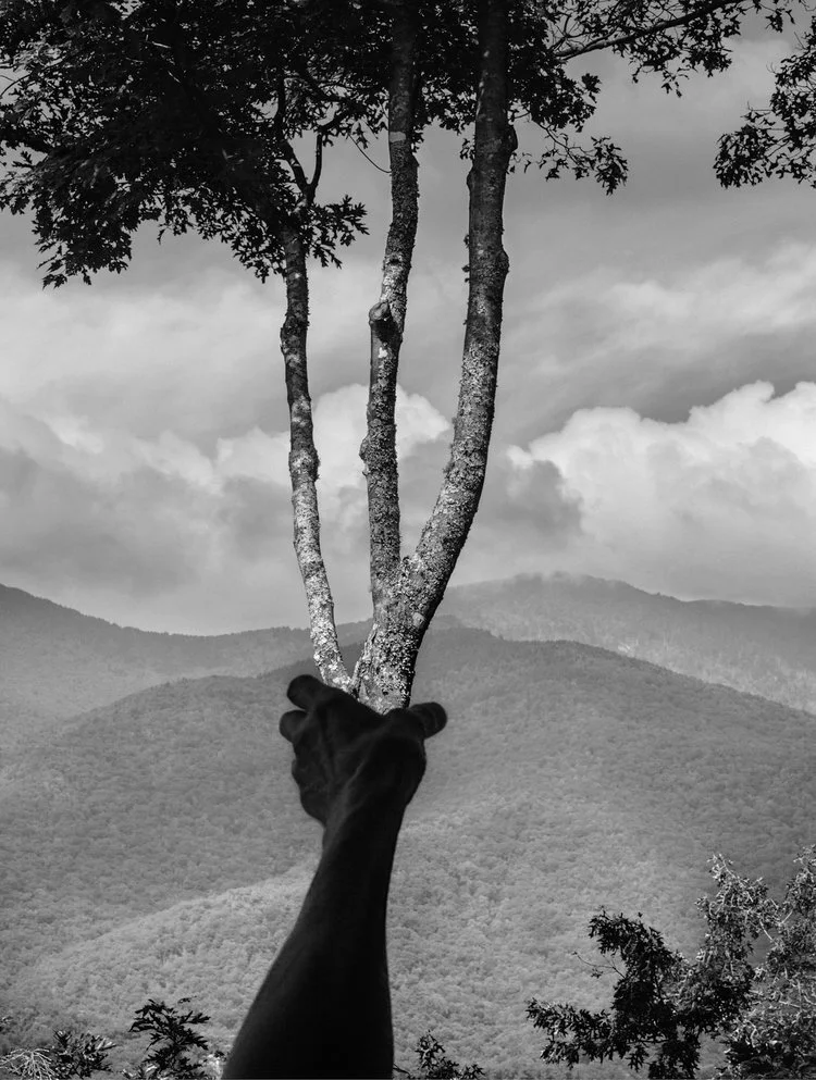 Arno Rafael Minkkinen - Half Way up Mount Mitchell - Courtesy WILLAS contemporary.