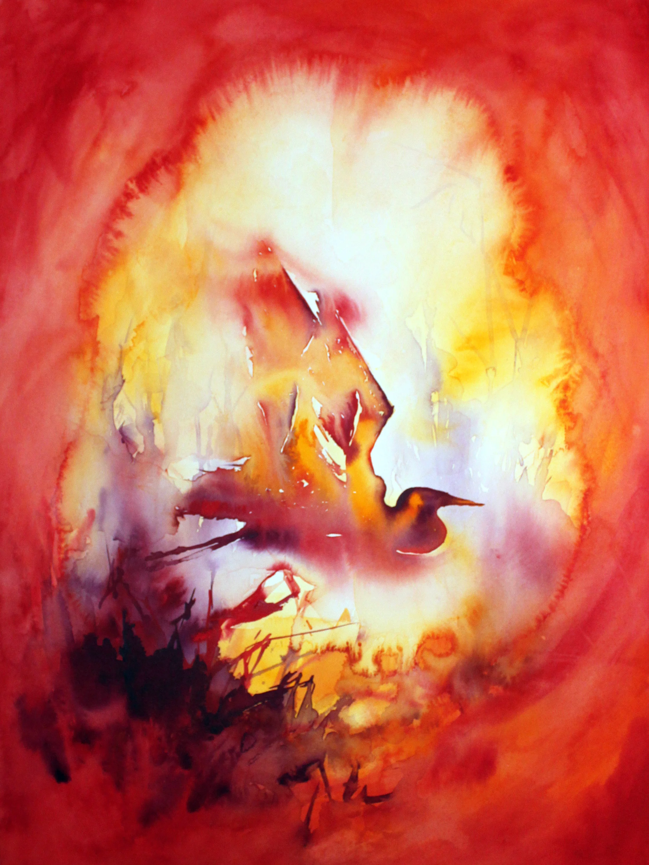 Raku Flight from Violet II
