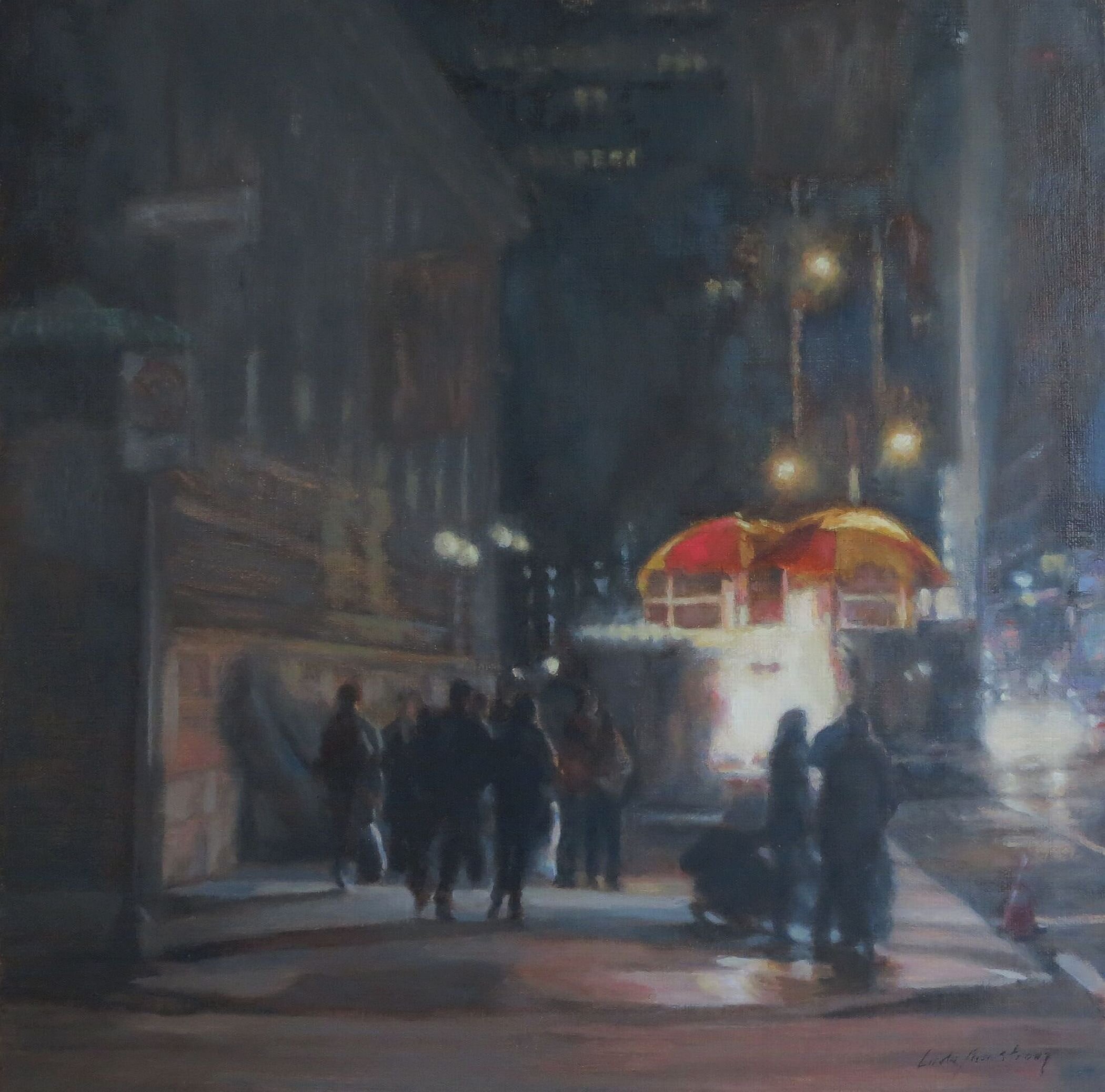 42nd Street oil 10 x 10