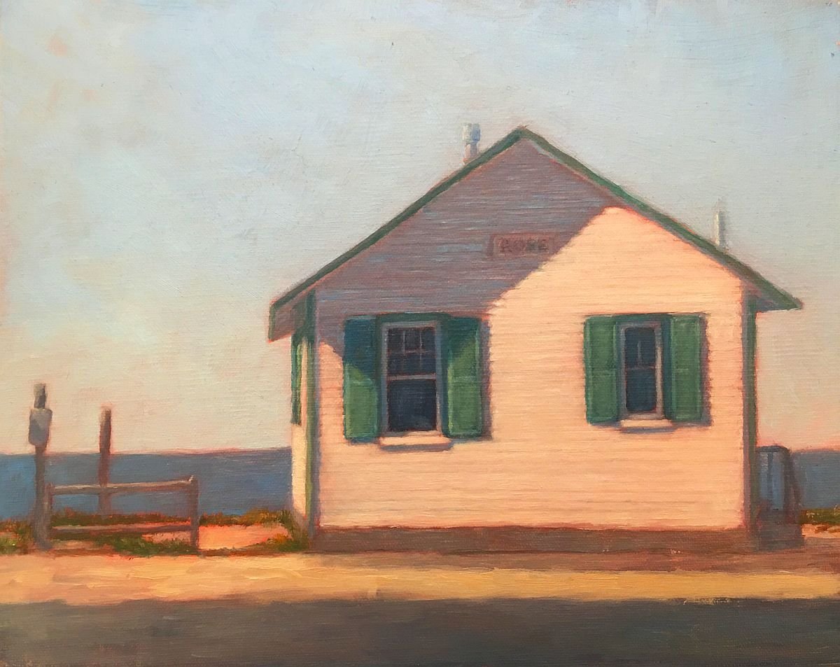 Rose Cottage  8x10  oil