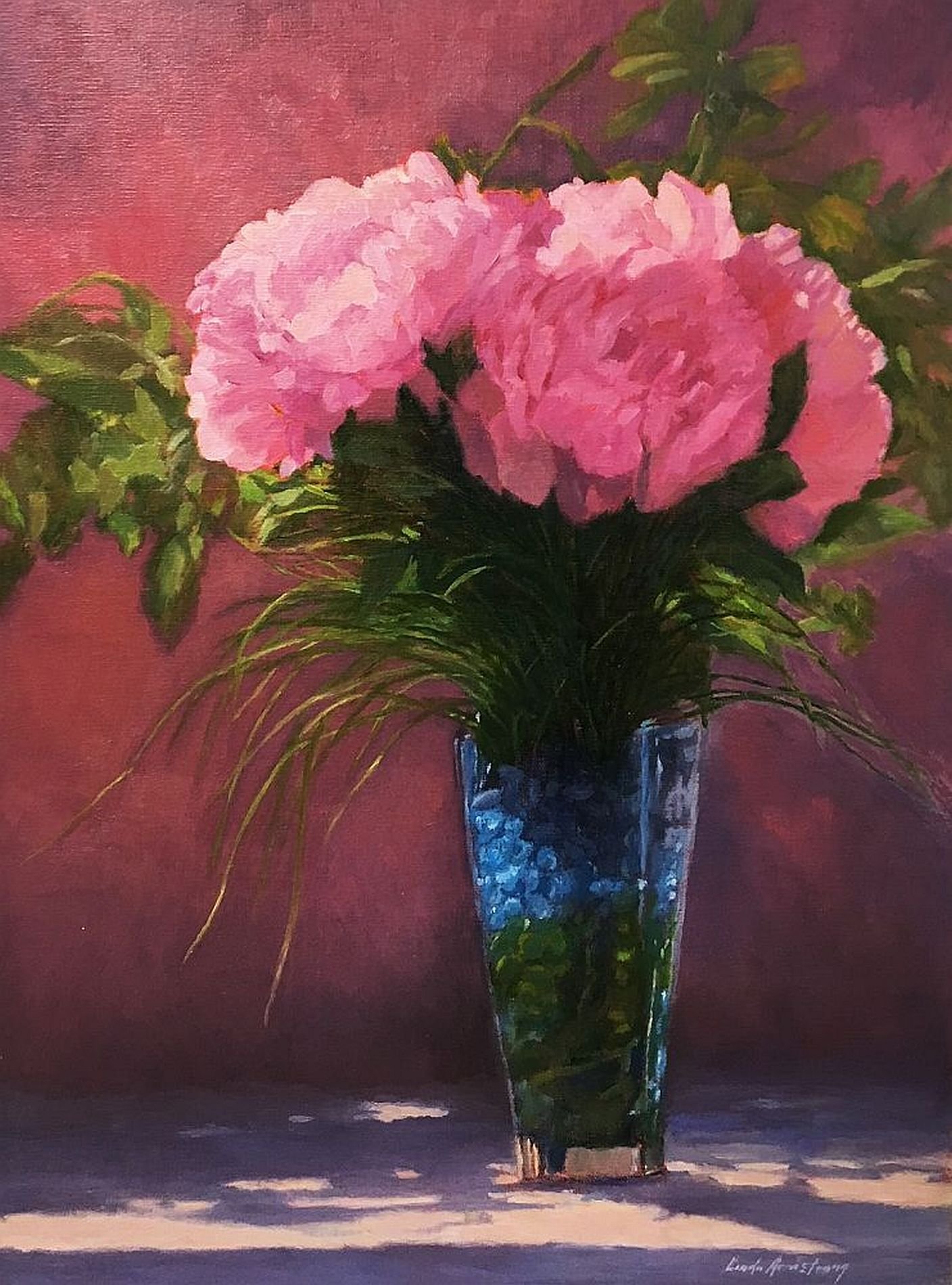 Peonies  oil  16x12