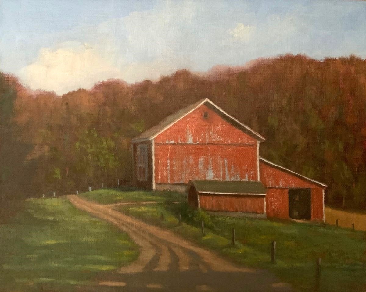 Country Road  8x10 oil  $900
