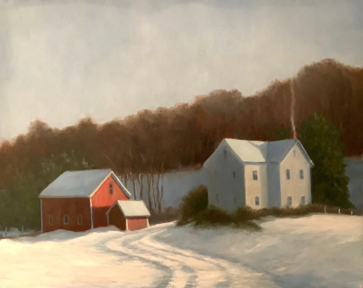 A Winter's Day  9x12  oil  $1100