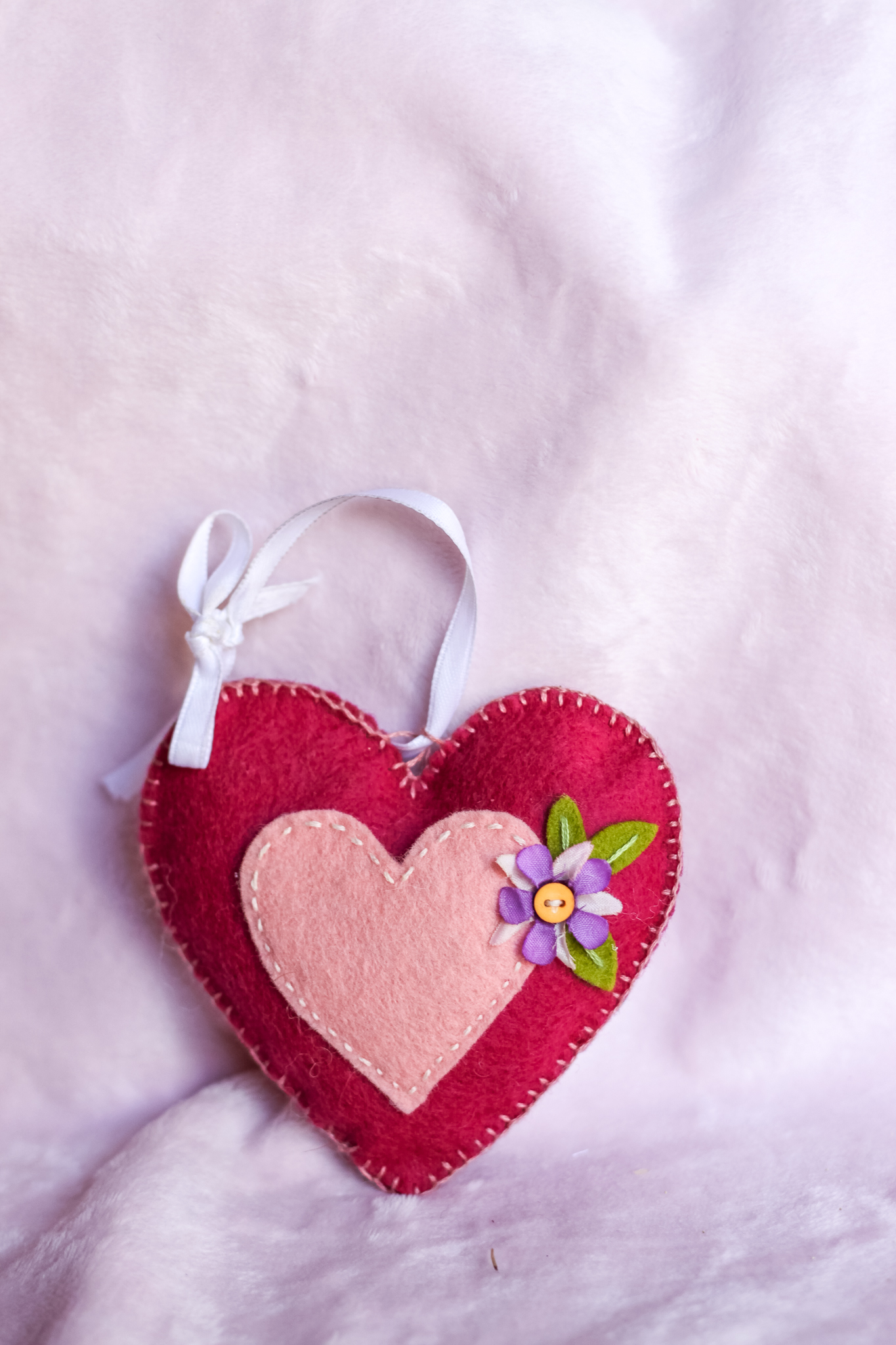 Sew Felt Hearts with Children by Forest Fairy Crafts