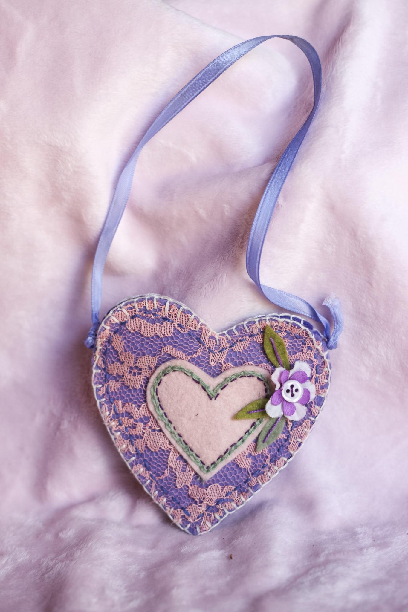  Sew Felt Hearts with Children by Forest Fairy Crafts