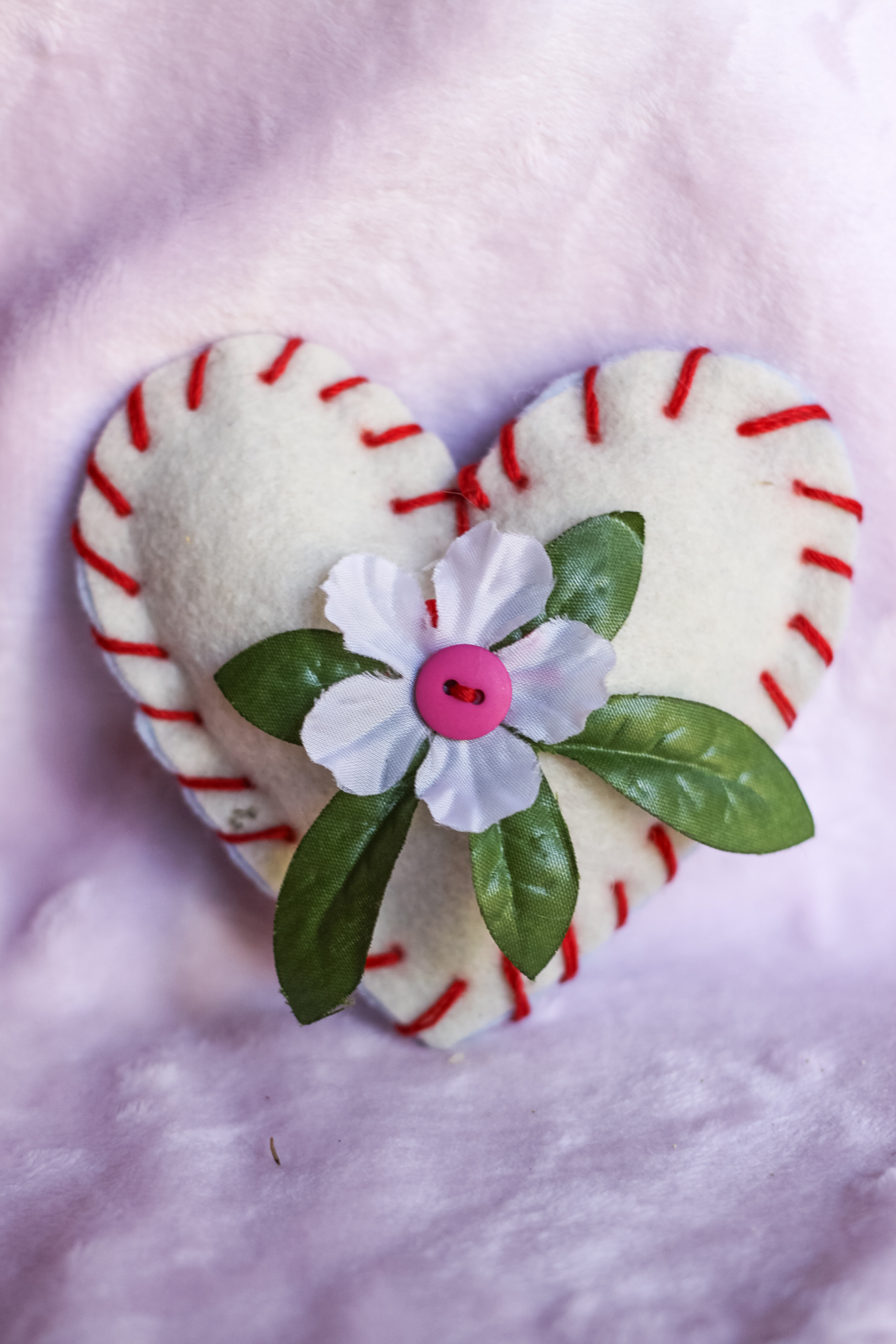  Sew Felt Hearts with Children by Forest Fairy Crafts