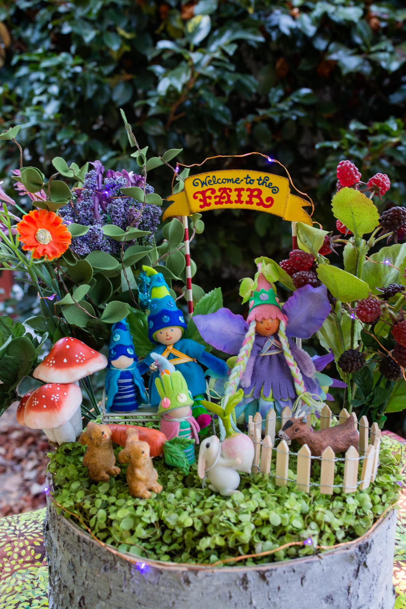 Fairy Garden at the Fair | Forest Fairy Crafts with Anika and Lenka