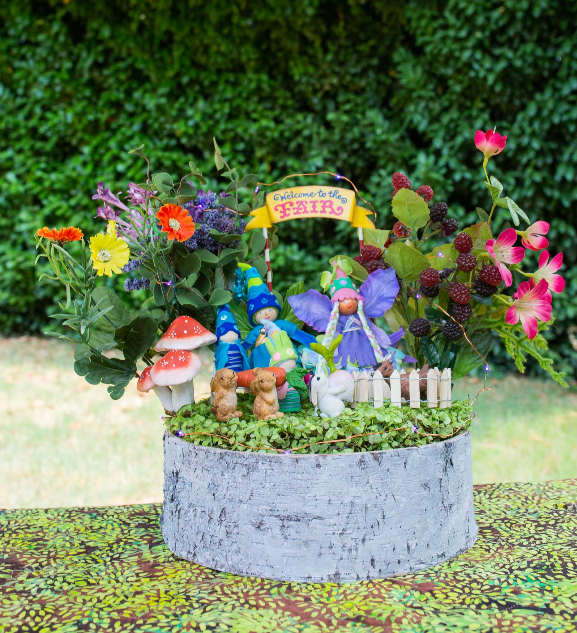 Fairy Garden at the Fair | Forest Fairy Crafts with Anika and Lenka