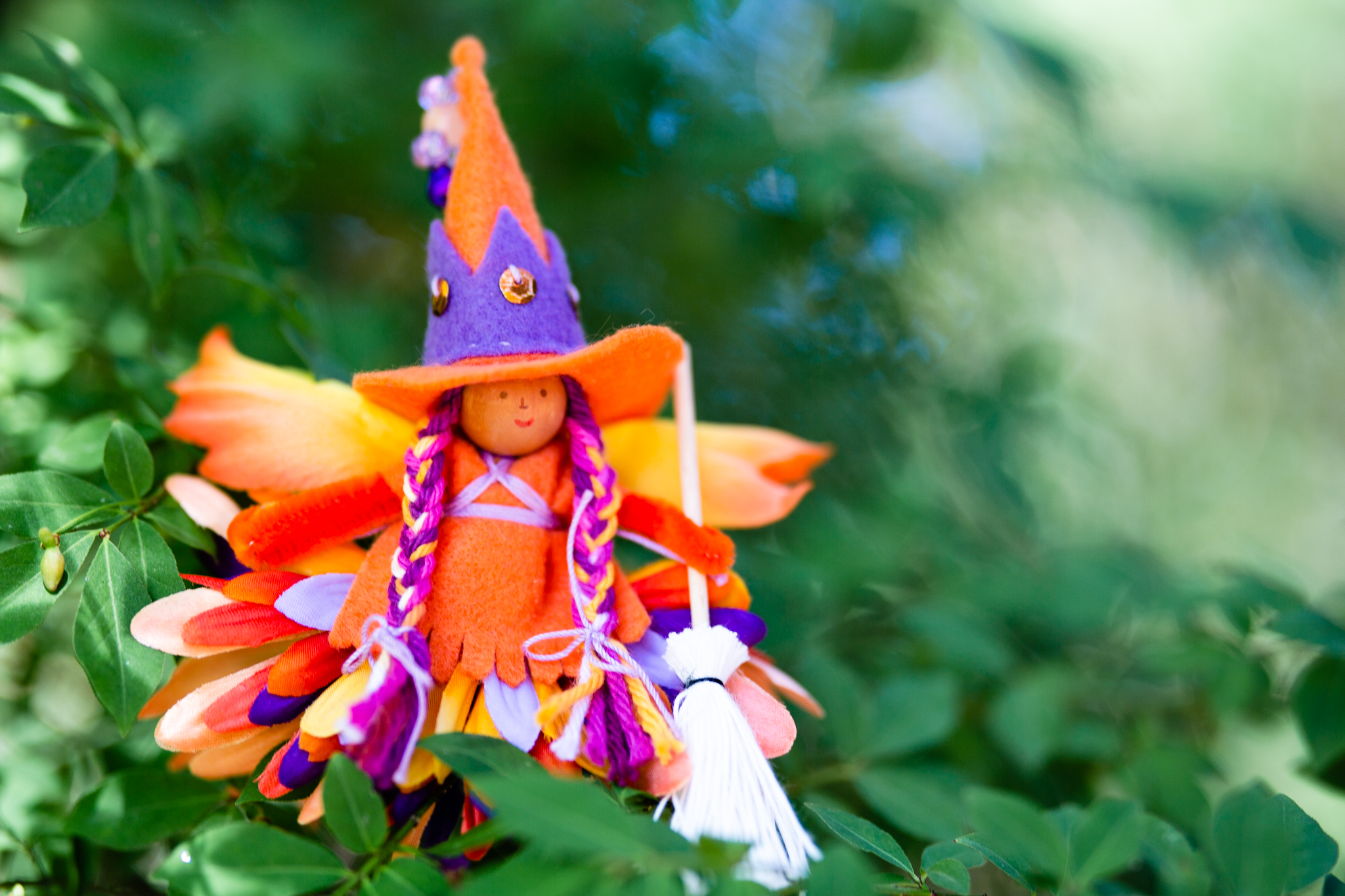 Forest Fairy Crafts Witch | Fairy doll made by Lenka Vodicka-Paredes