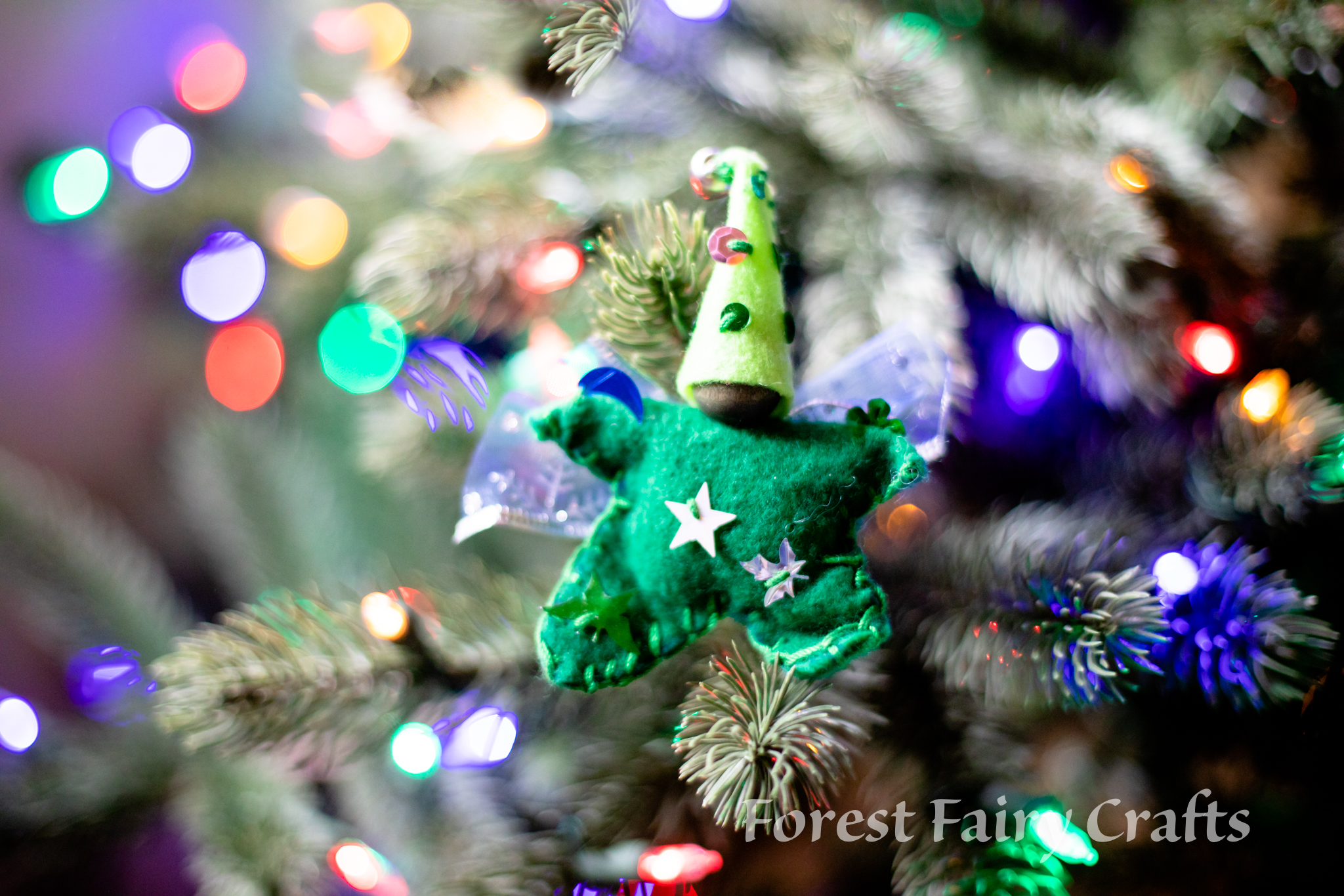 Star Babies made by Children using Forest Fairy Crafts Book by Lenka Vodicka-Paredes and Asia Currie | Christmas Ornaments and Decorations with Fairy Dolls and Felt Crafts