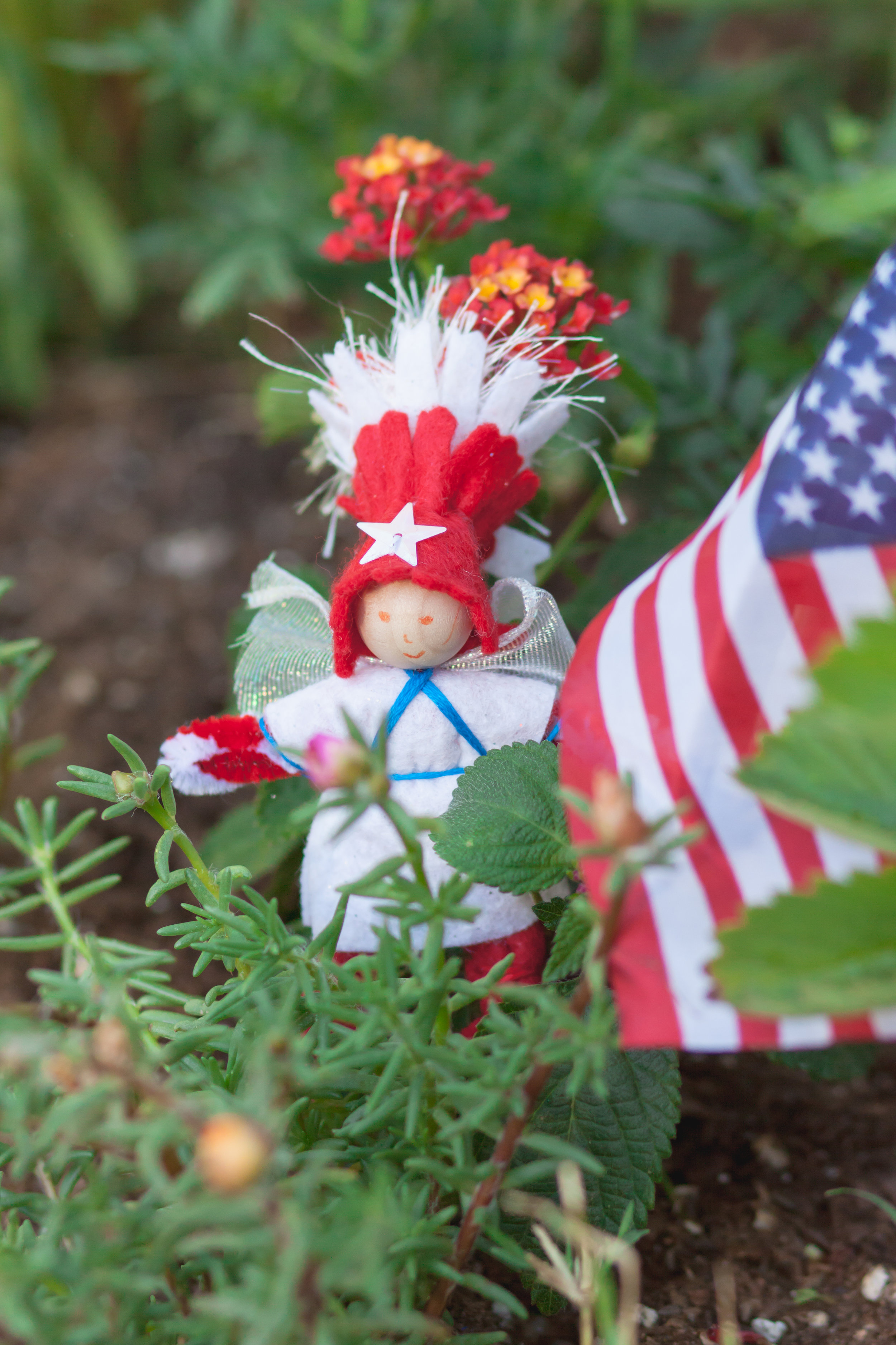 Forest Fairy Crafts | Memorial Day bendy doll